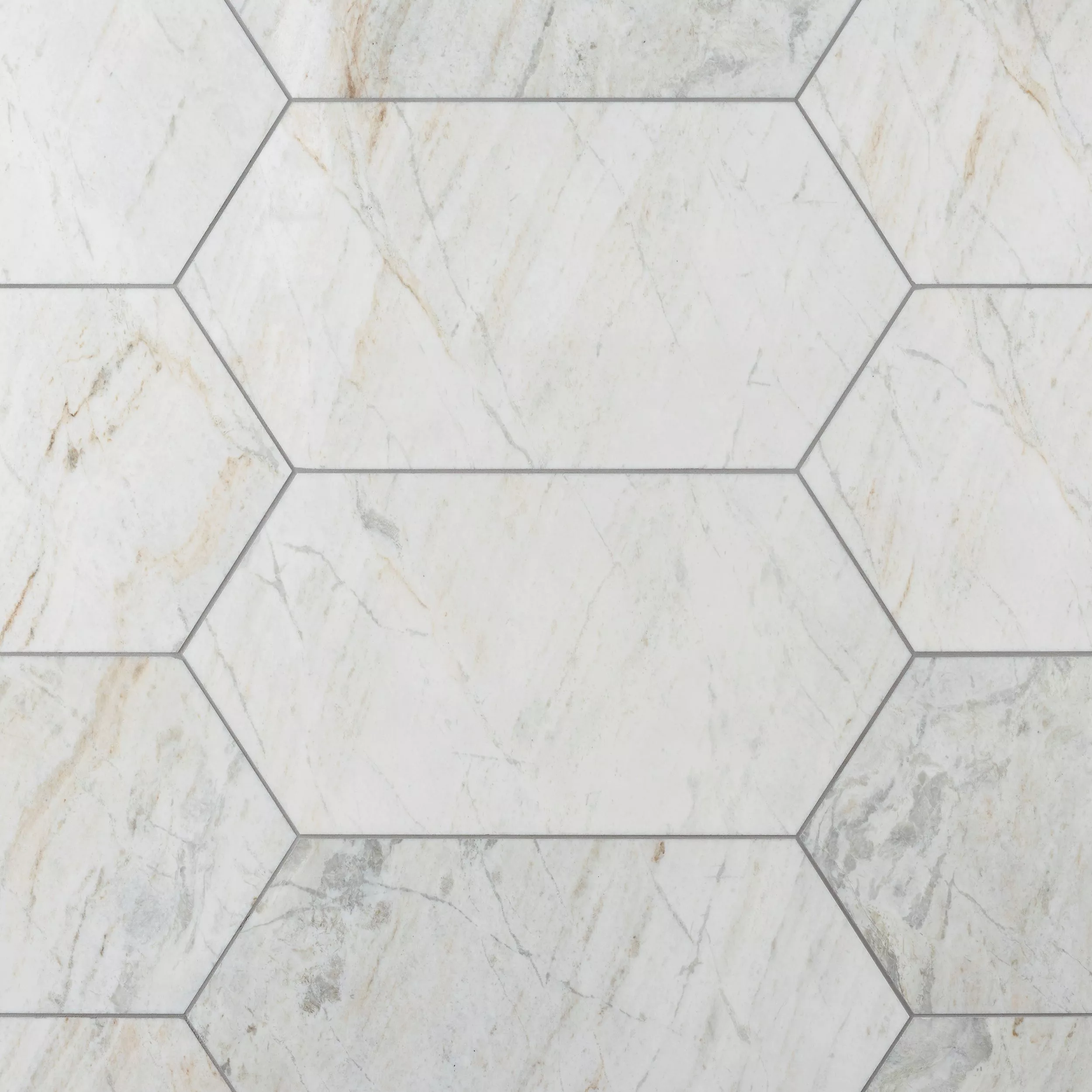 Bianco Orion Oblong Marble Tile