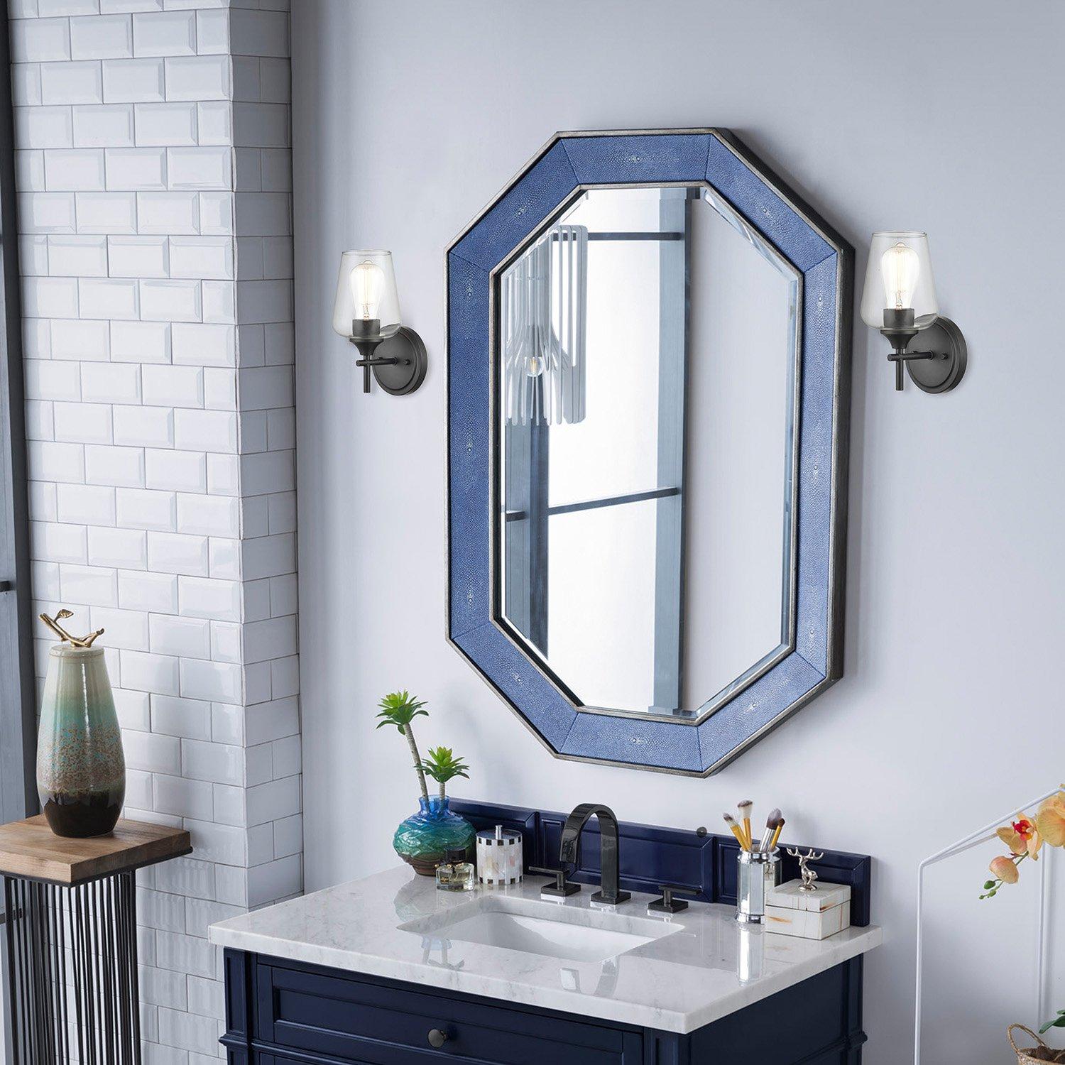 Gianna Matte Black Single Sconce