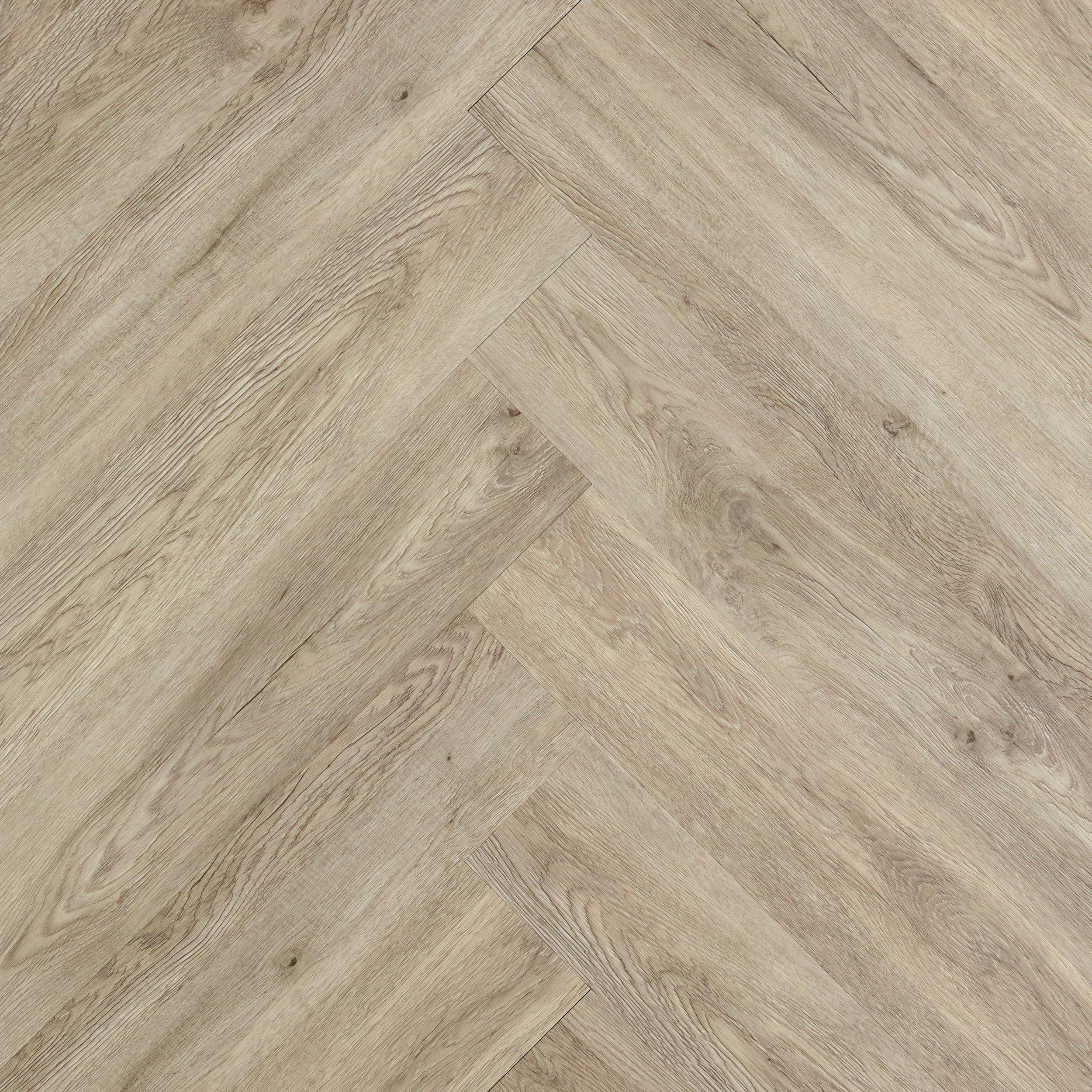 Anchorage Herringbone Waterproof Rigid Core Luxury Vinyl Plank - Cork Pad