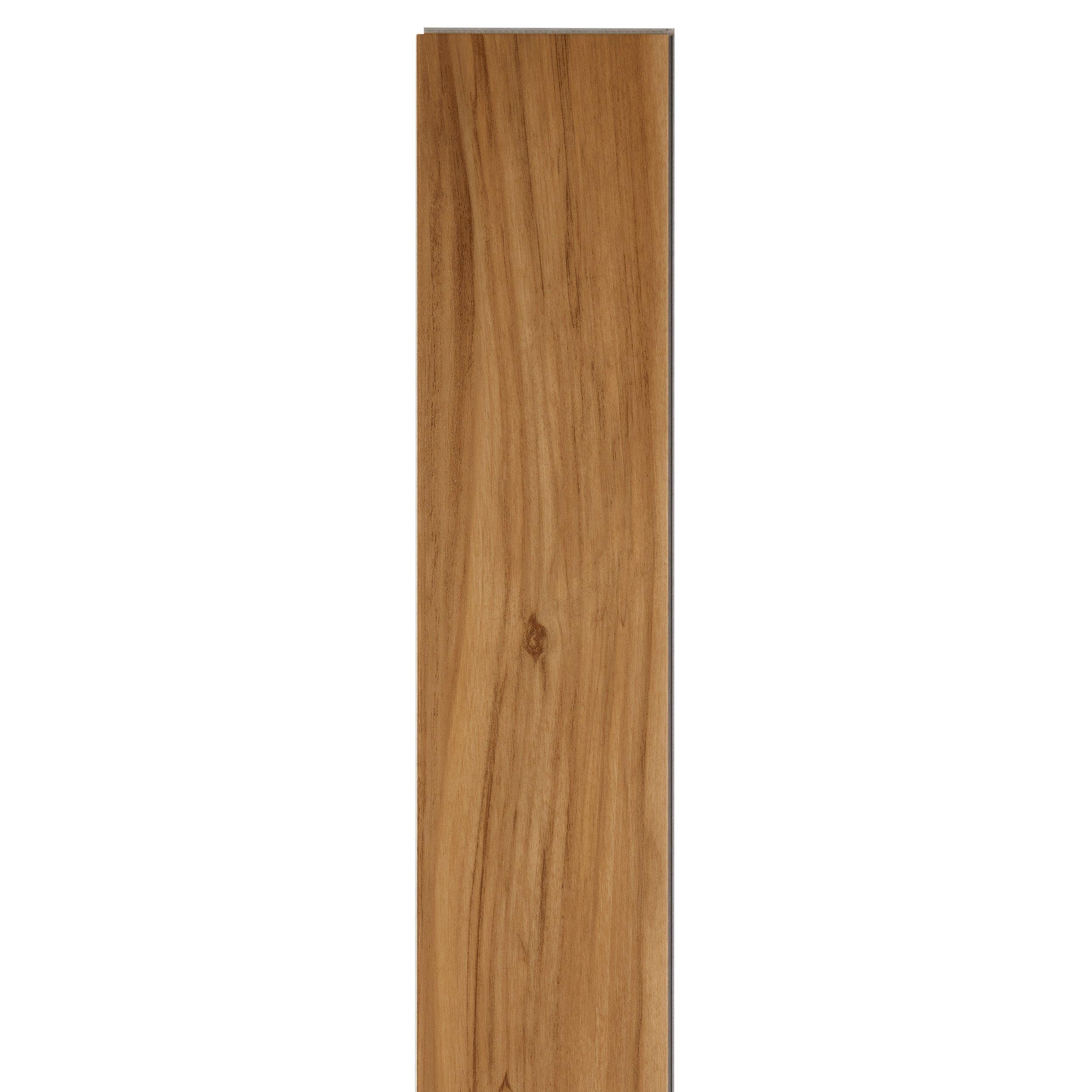 Honey Blonde Rigid Core Luxury Vinyl Plank - Cork Back