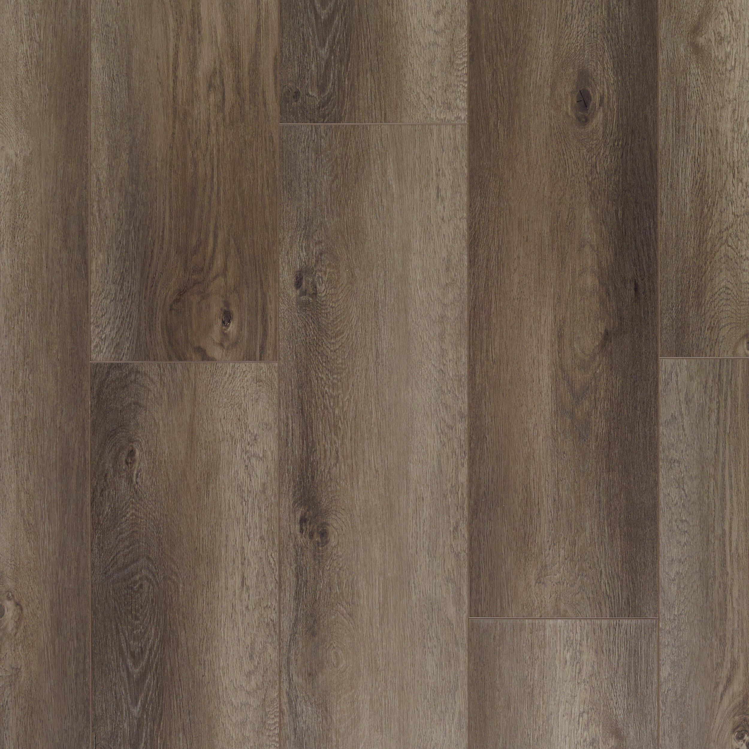 Caspian Greige Rigid Core Luxury Vinyl Plank - Cork Back