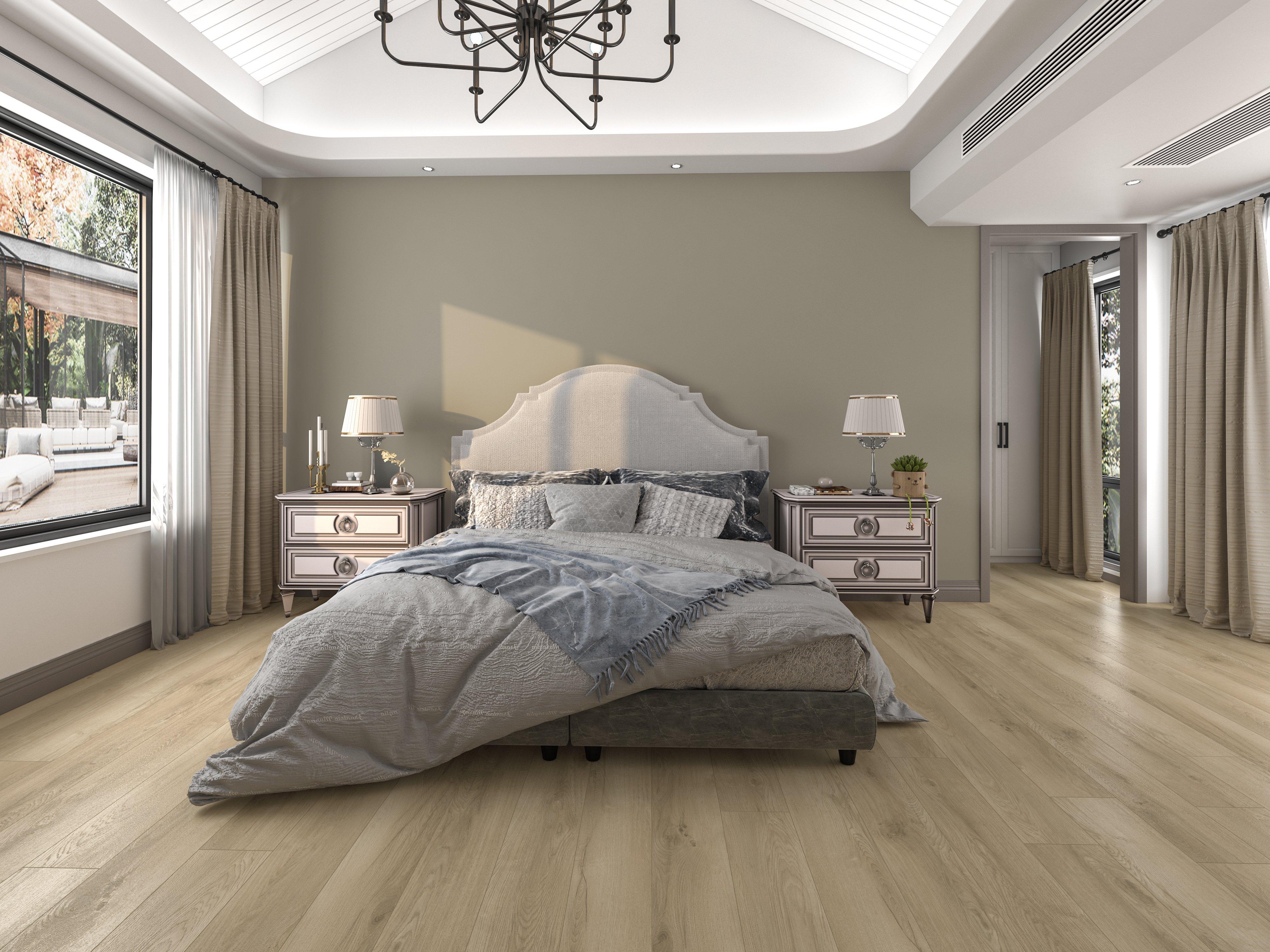 NuCore Performance | Earl Grey Rigid Core Luxury Vinyl Plank - Cork Back, 8 mm - Floor & Decor