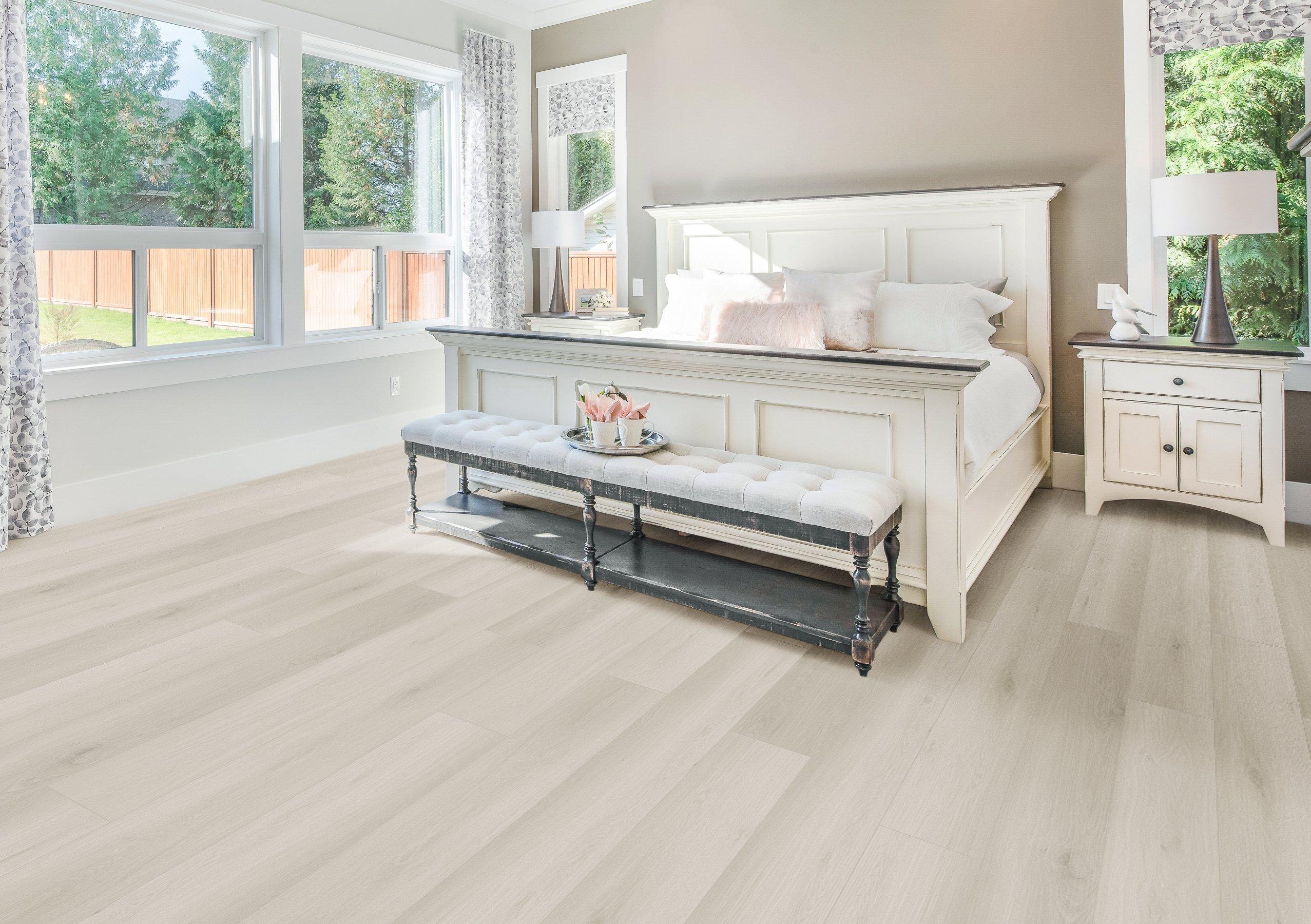 Baltic Sandstone Waterproof Rigid Core Luxury Vinyl Plank - Cork Pad