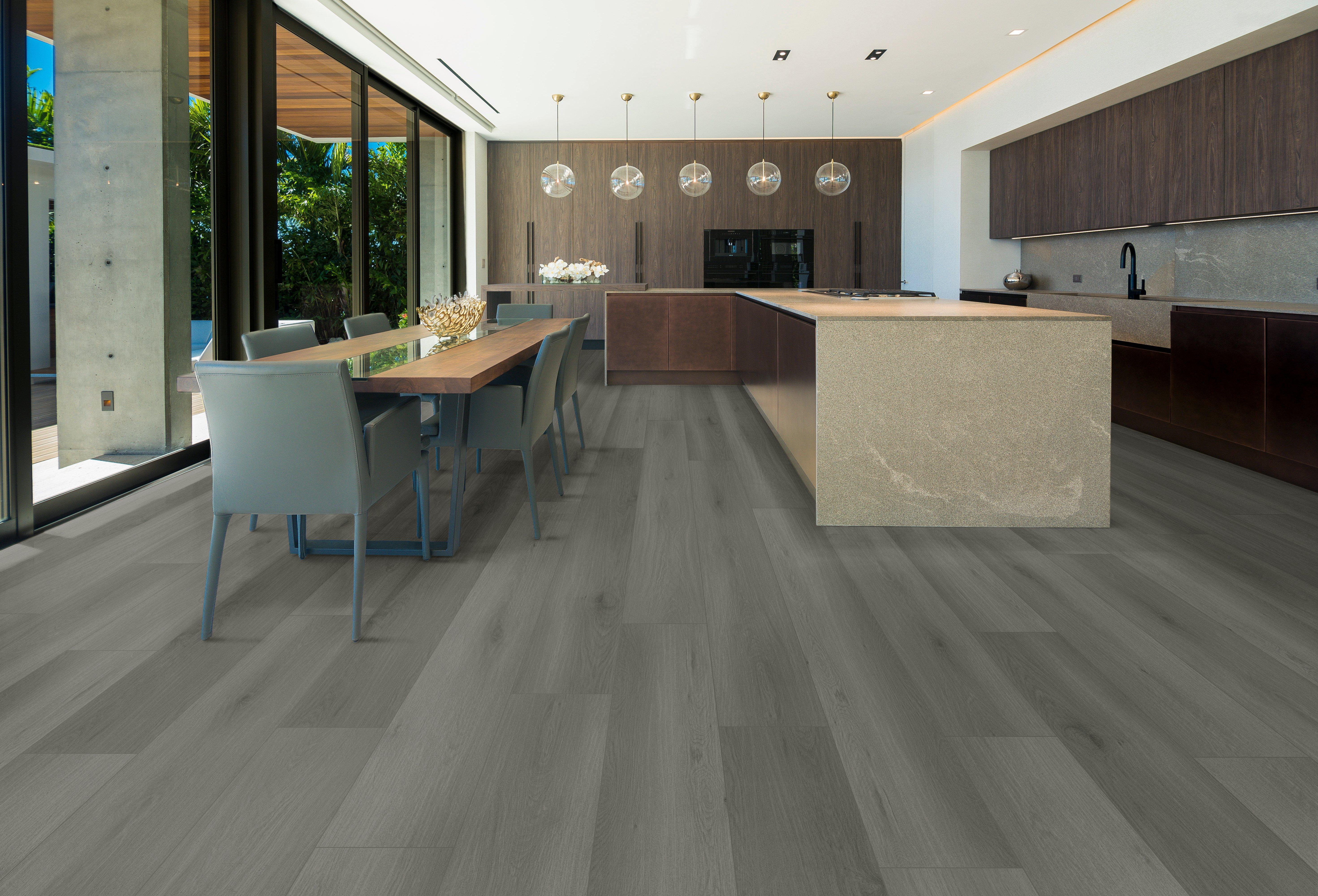 Baltic Slate Rigid Core Luxury Vinyl Plank - Cork Back
