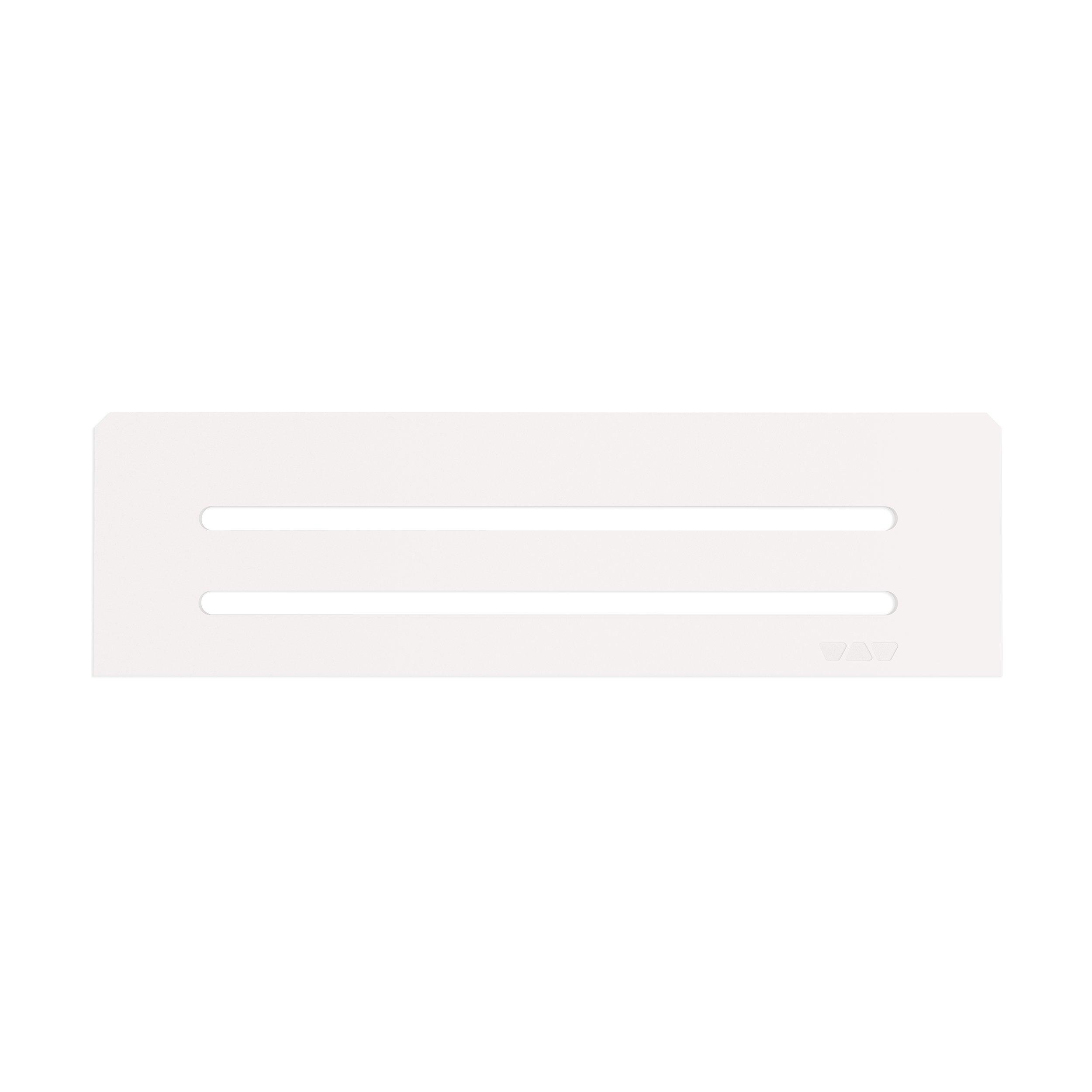 Schluter Shelf Rectangular Niche Wave Matte White