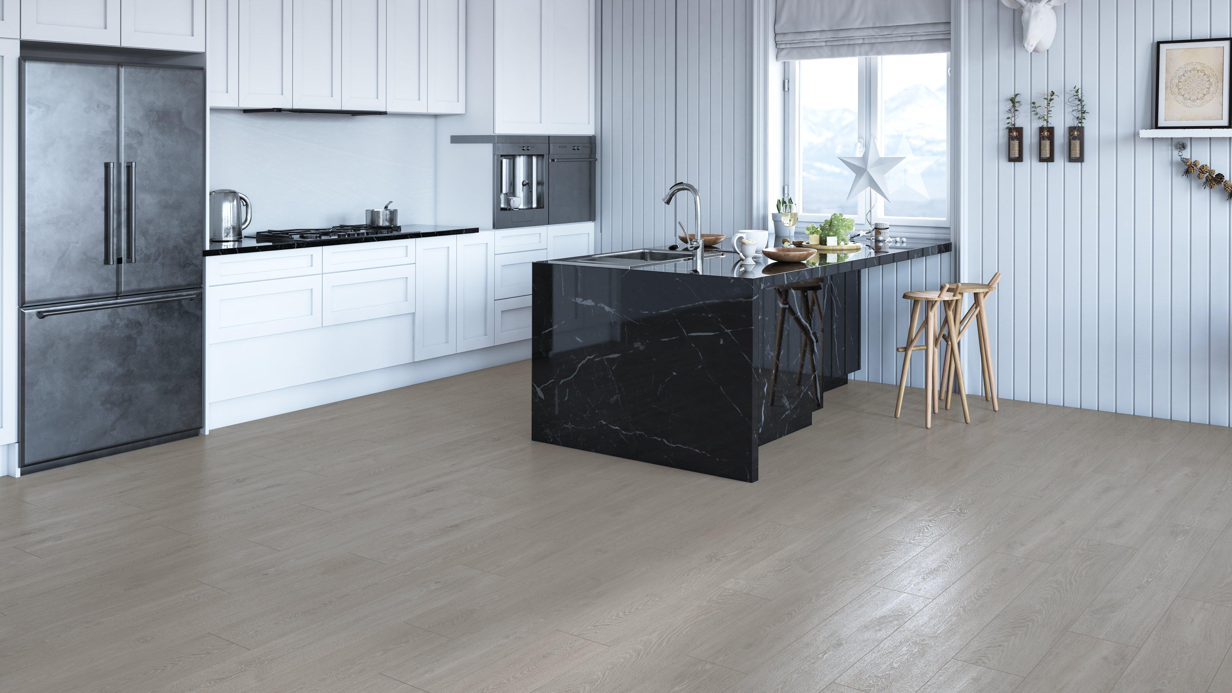 Maison Gris Waterproof Rigid Core Luxury Vinyl Plank - Cork Pad