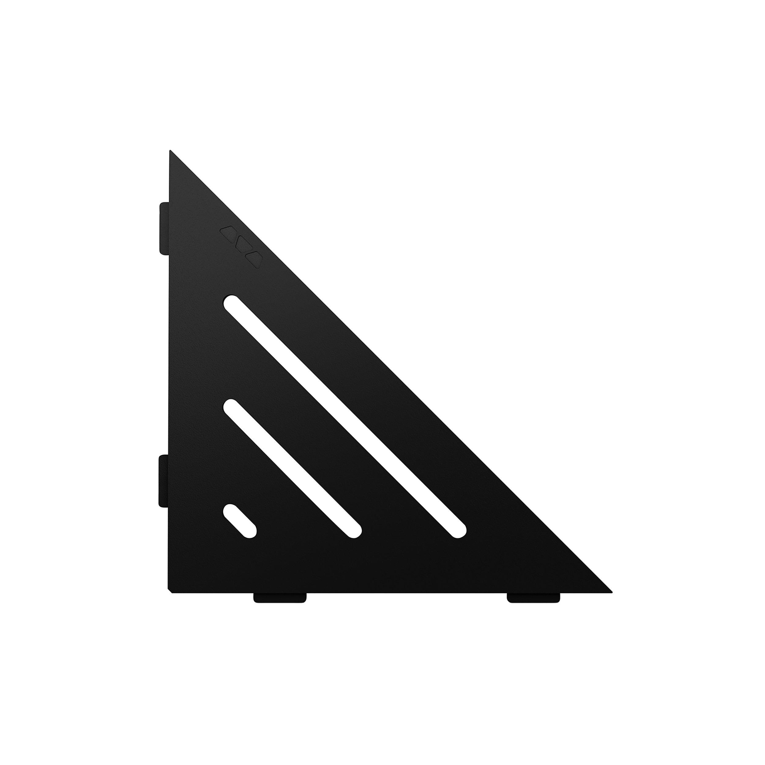 Schluter Shelf Triangular Corner Wave Matte Black