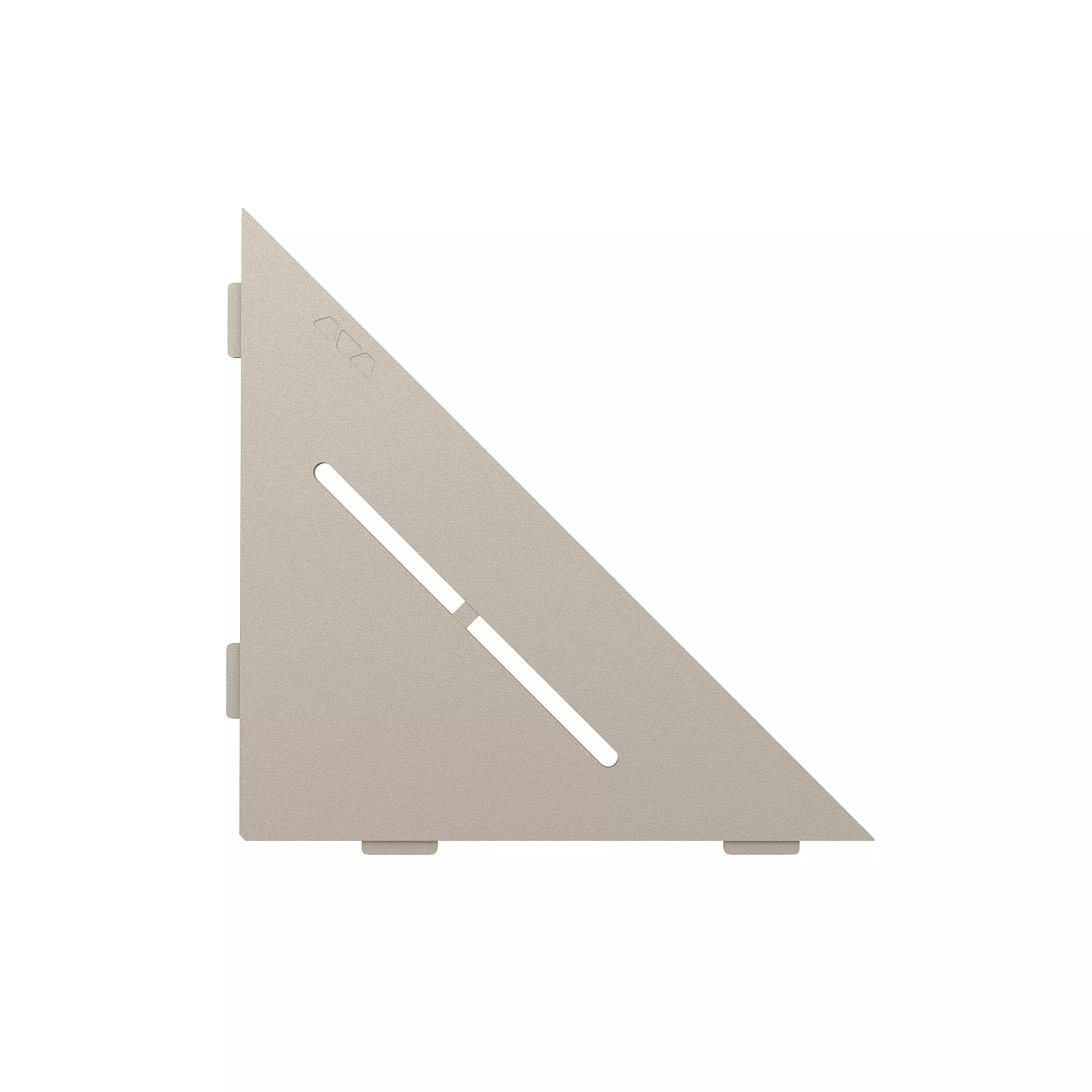 Schluter Shelf Triangular Corner Pure Cream