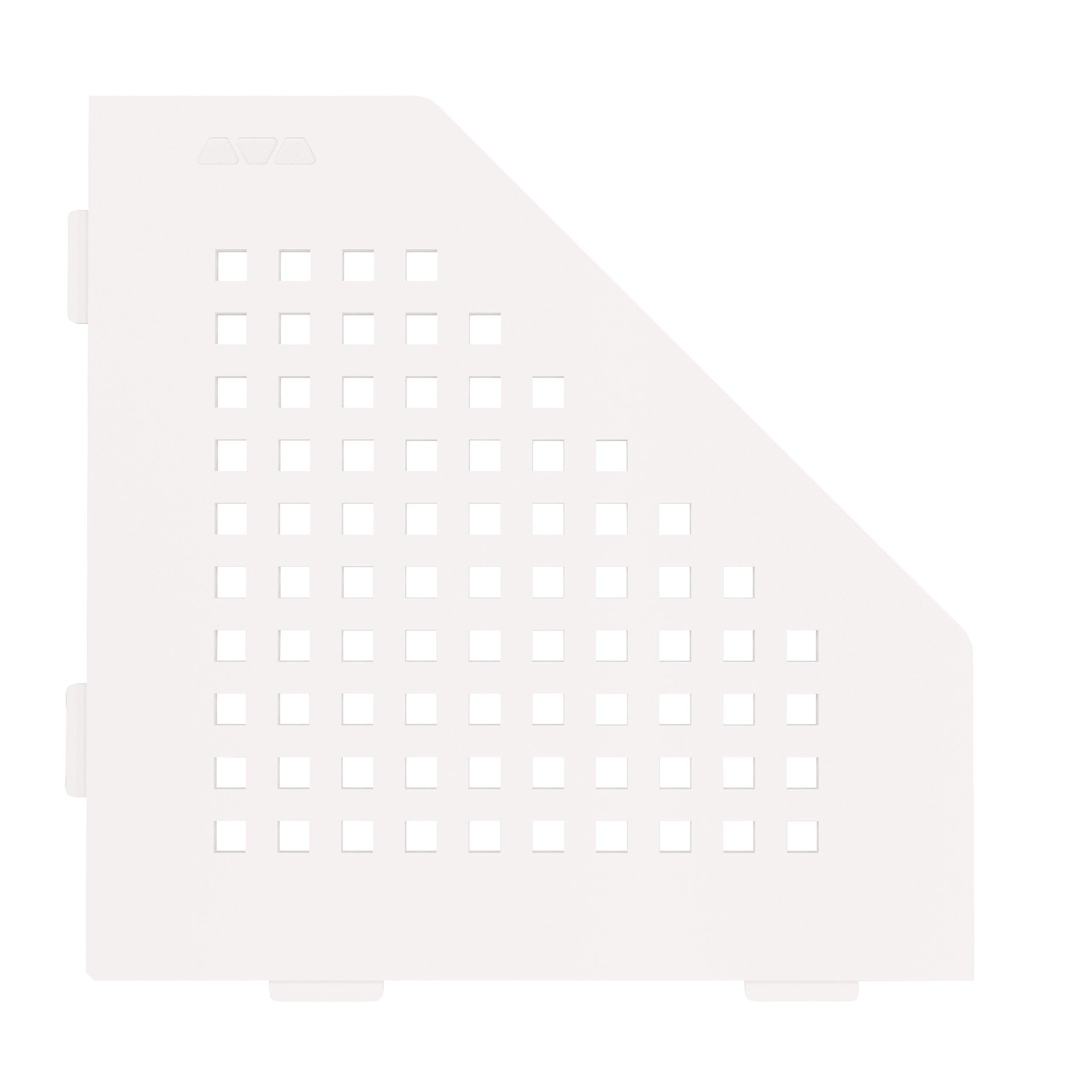 Schluter Shelf Pentagonal Corner Square Matte White