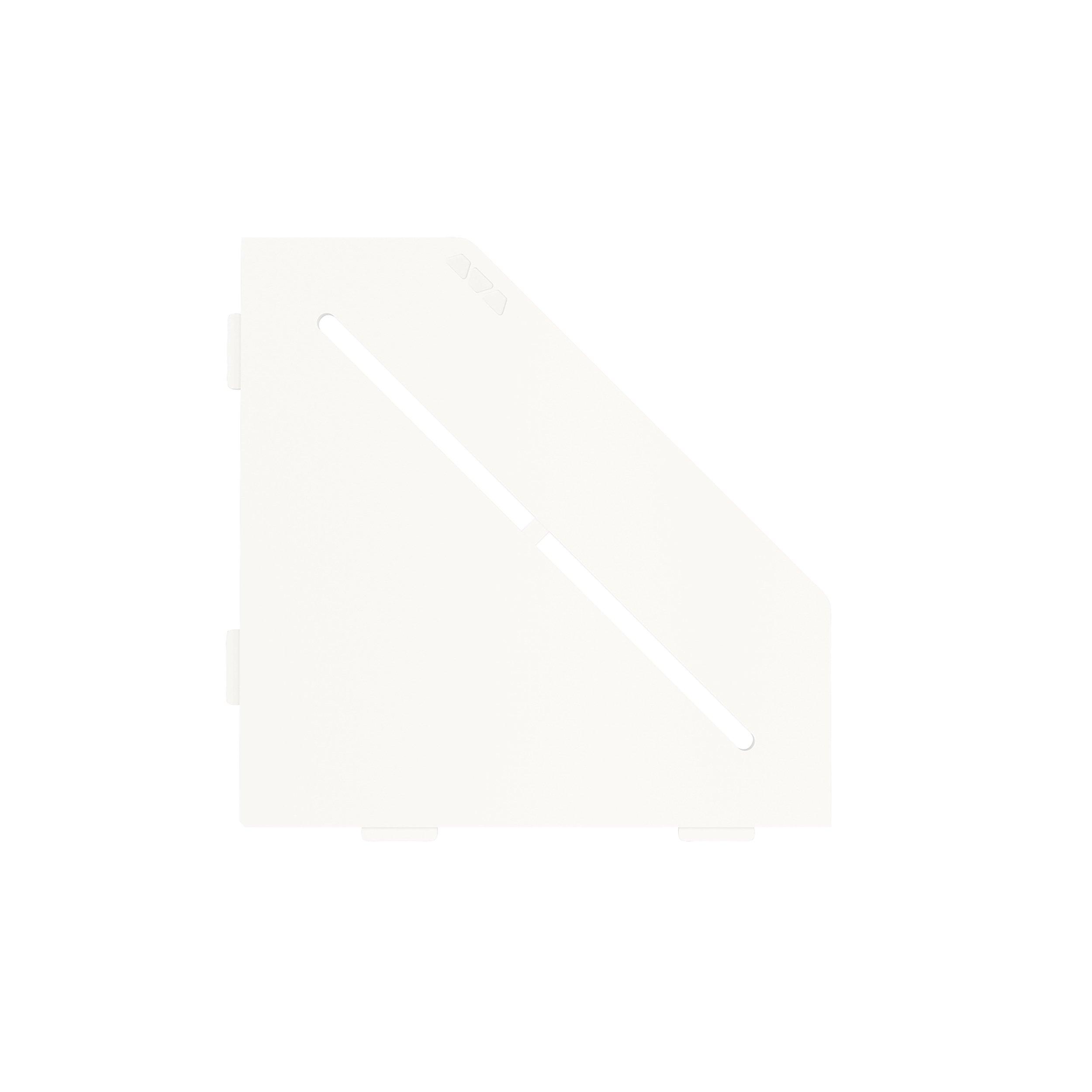 Schluter Shelf Pentagonal Corner Pure Matte White