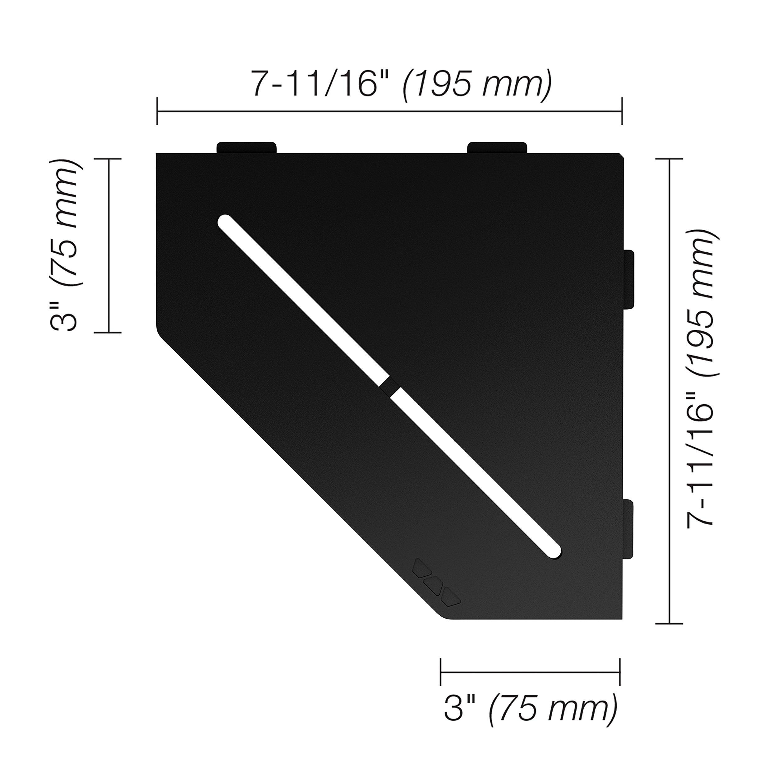 Schluter Pure Pentagonal Corner Shelf
