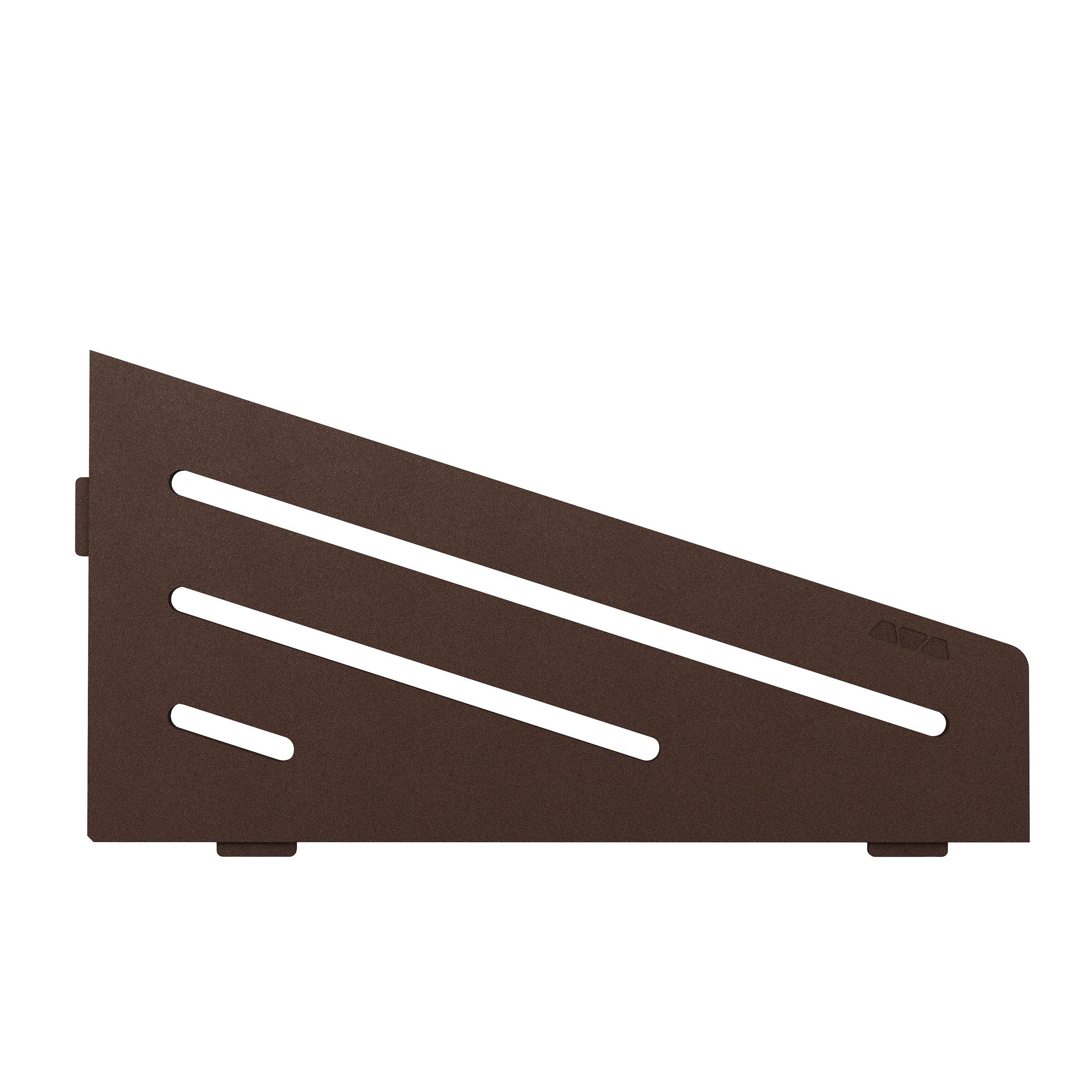 Schluter Shelf Quadrilateral Corner Wave Bronze