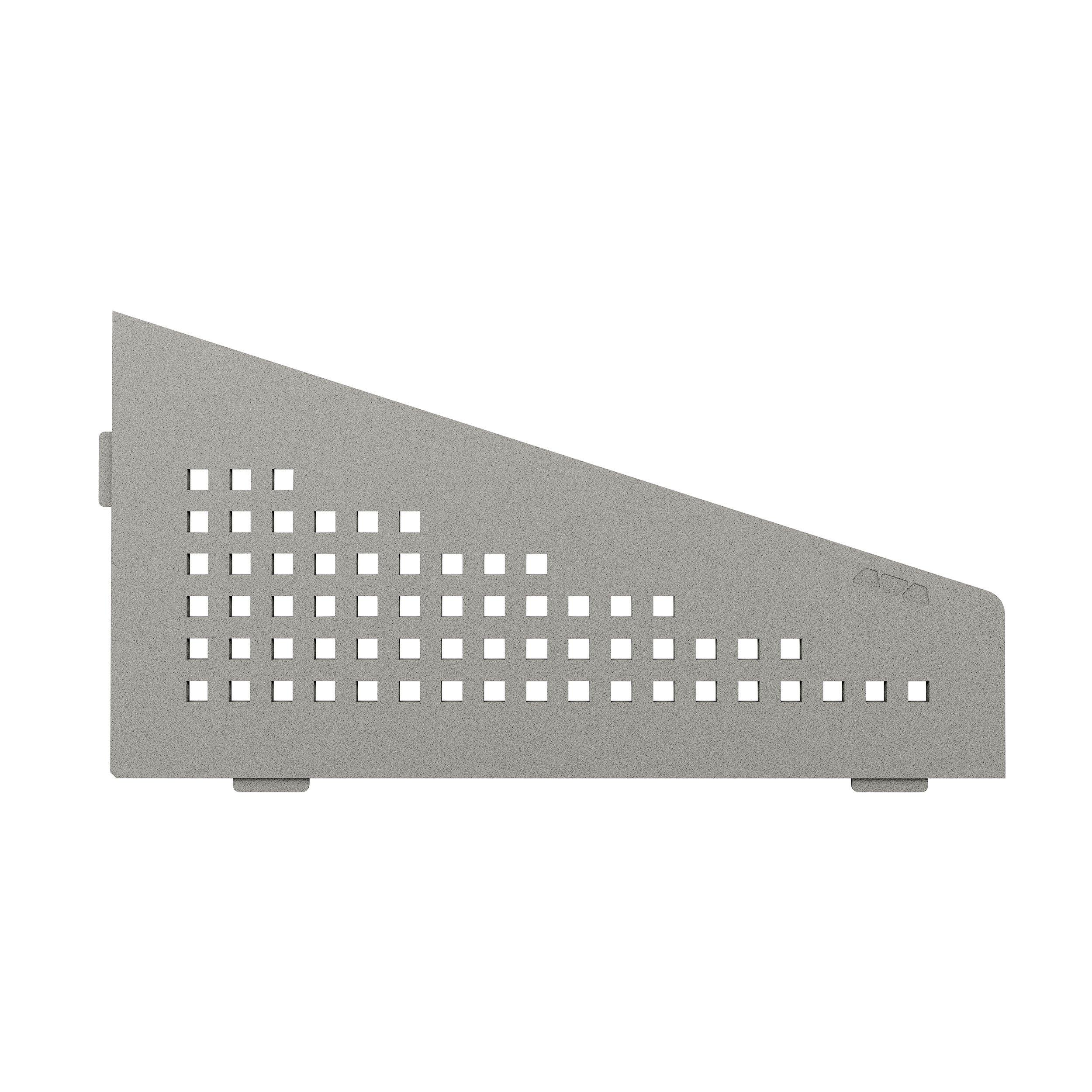 Schluter Shelf Quadrilateral Corner Square Stone Gray