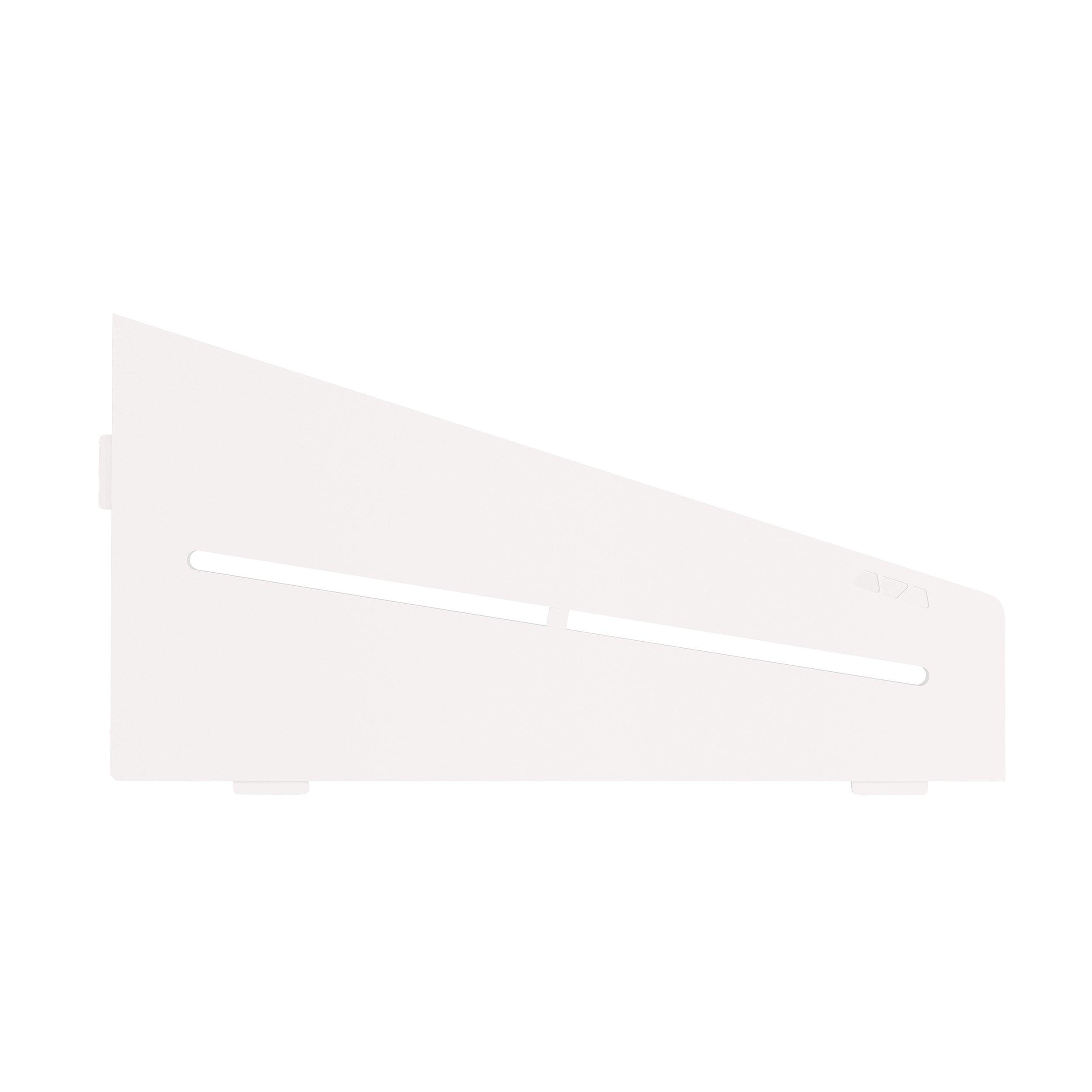 Schluter Shelf Quadrilateral Corner Pure Matte White
