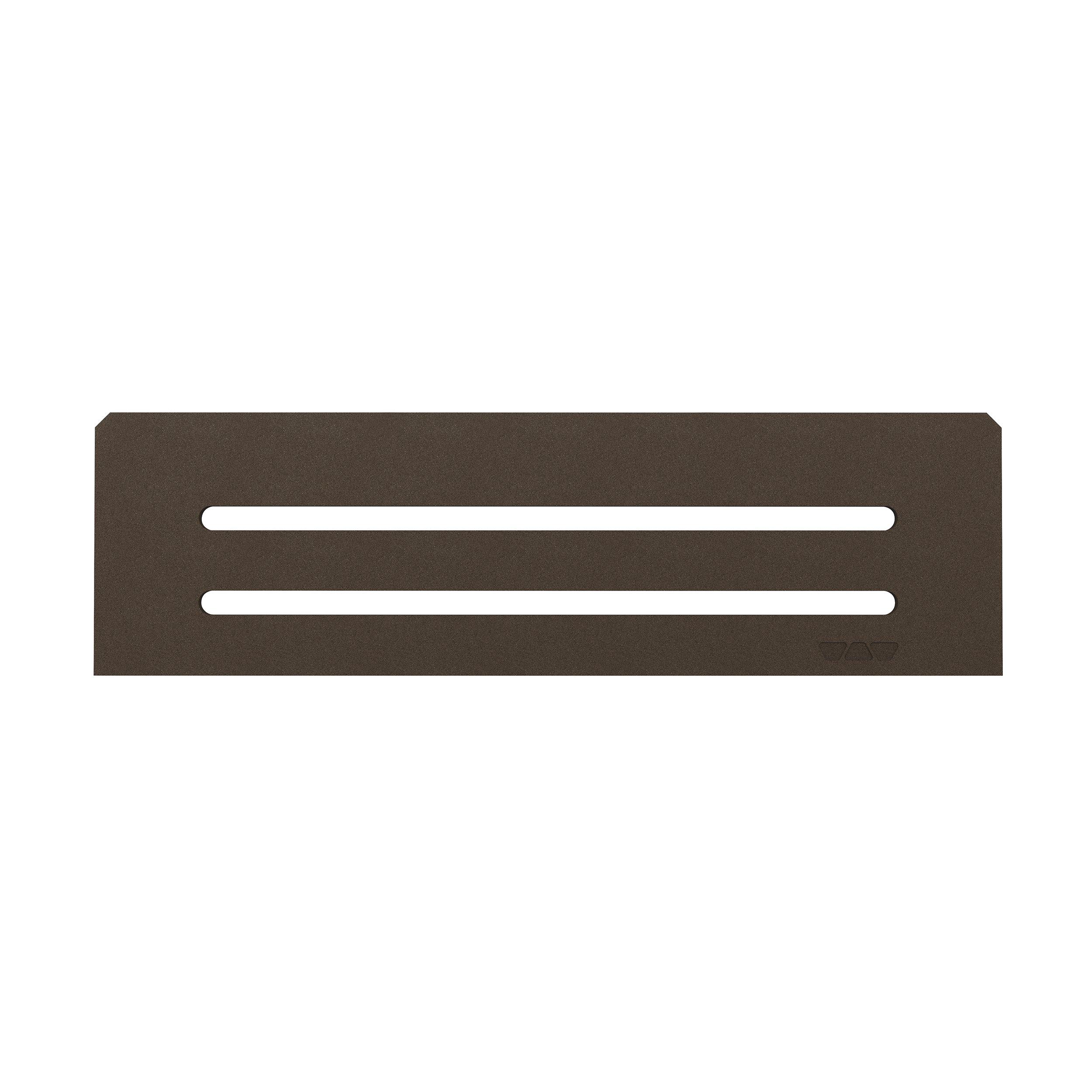 Schluter Shelf Rectangular Niche Wave Bronze