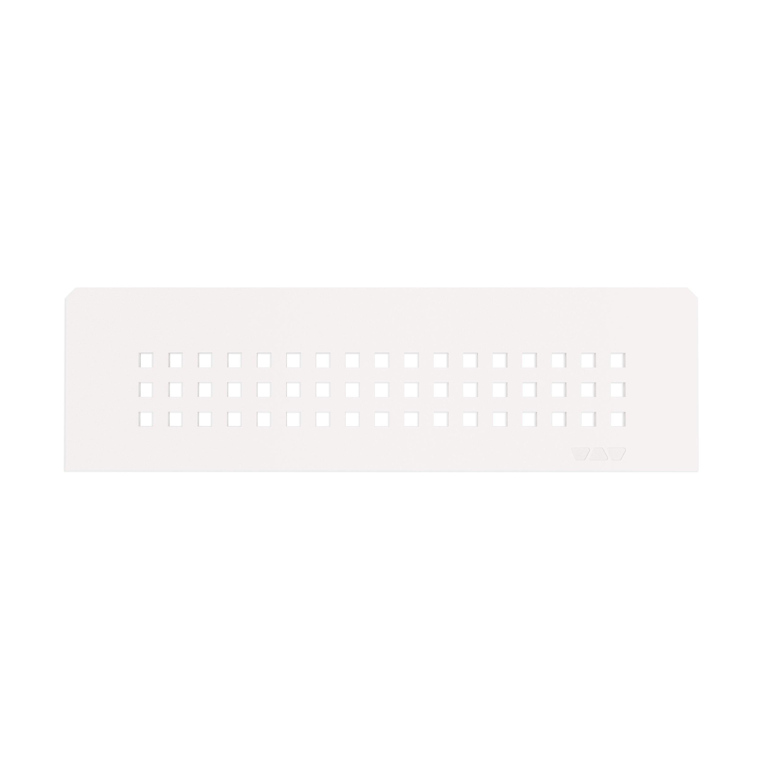 Schluter Shelf Rectangular Niche Square Matte White