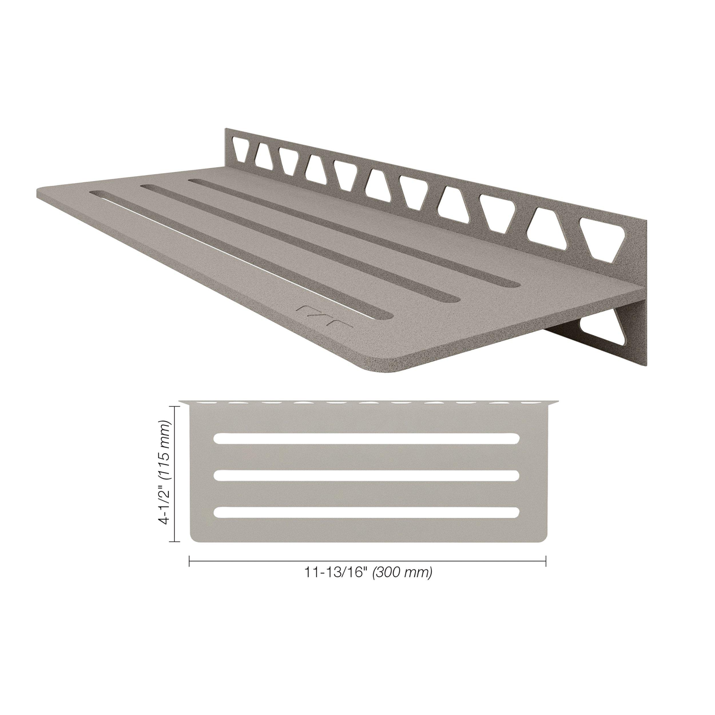 Schluter Shelf Rectangular Wall Wave Greige