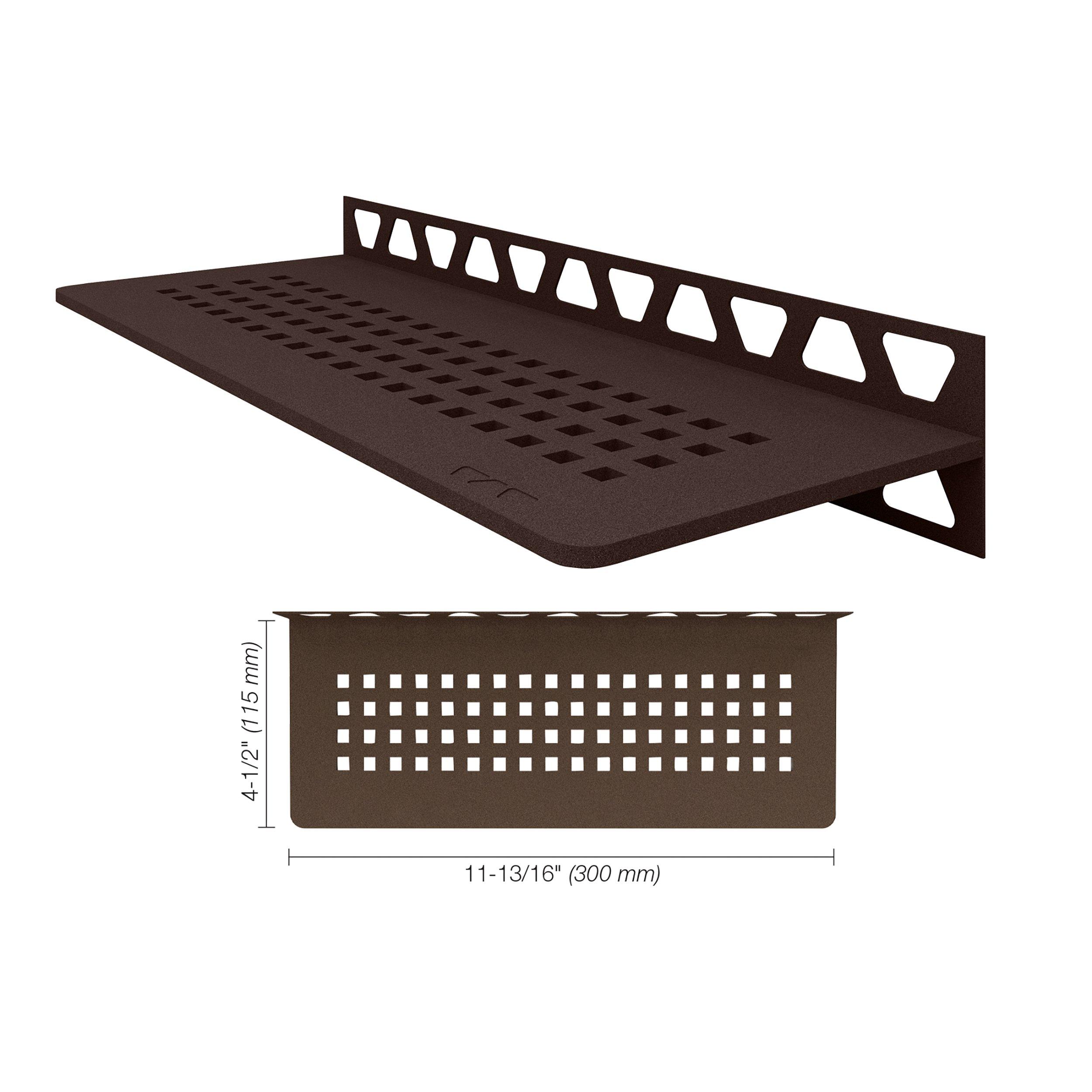 Schluter Shelf Rectangular Wall Square Bronze