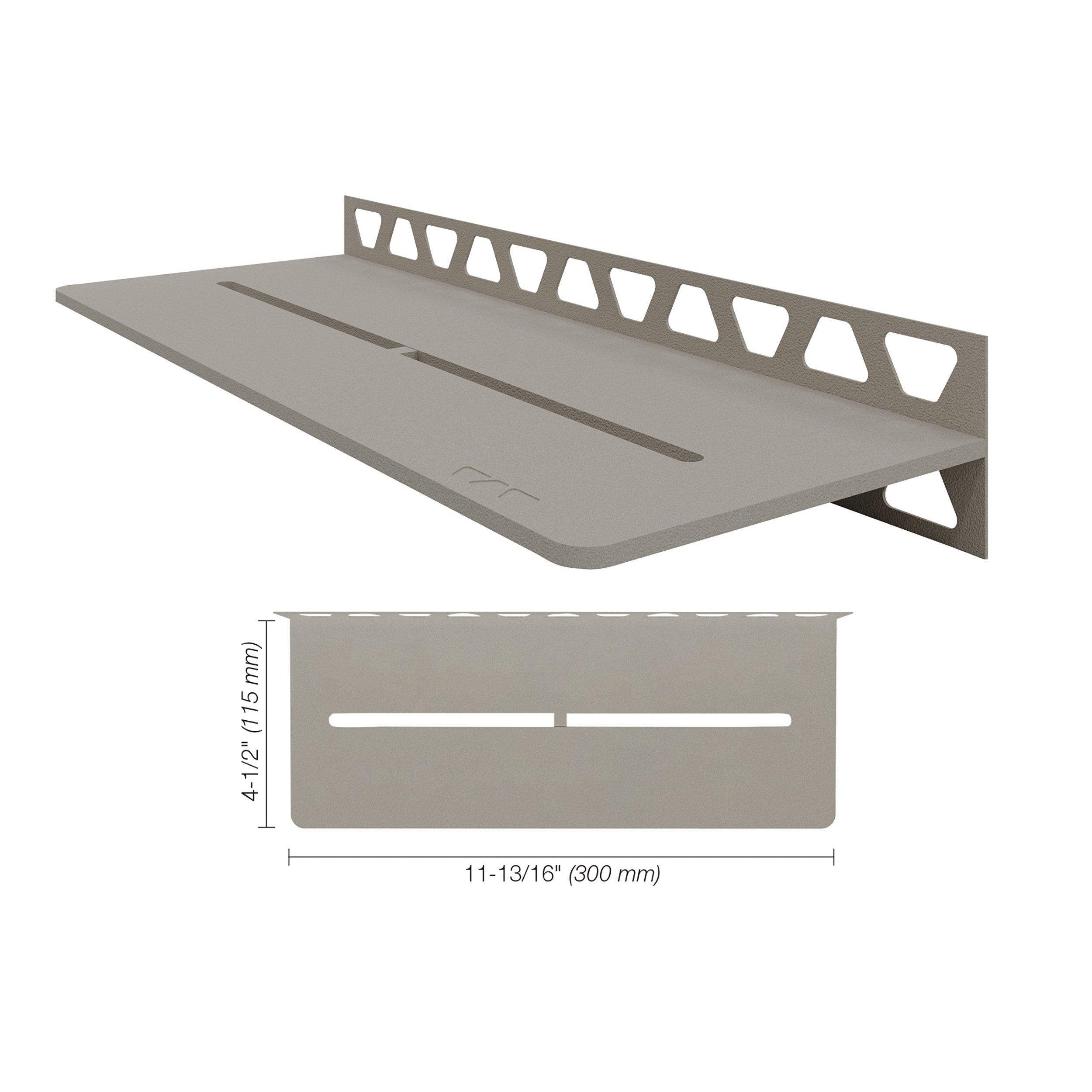 Schluter Shelf Rectangular Wall Pure Greige
