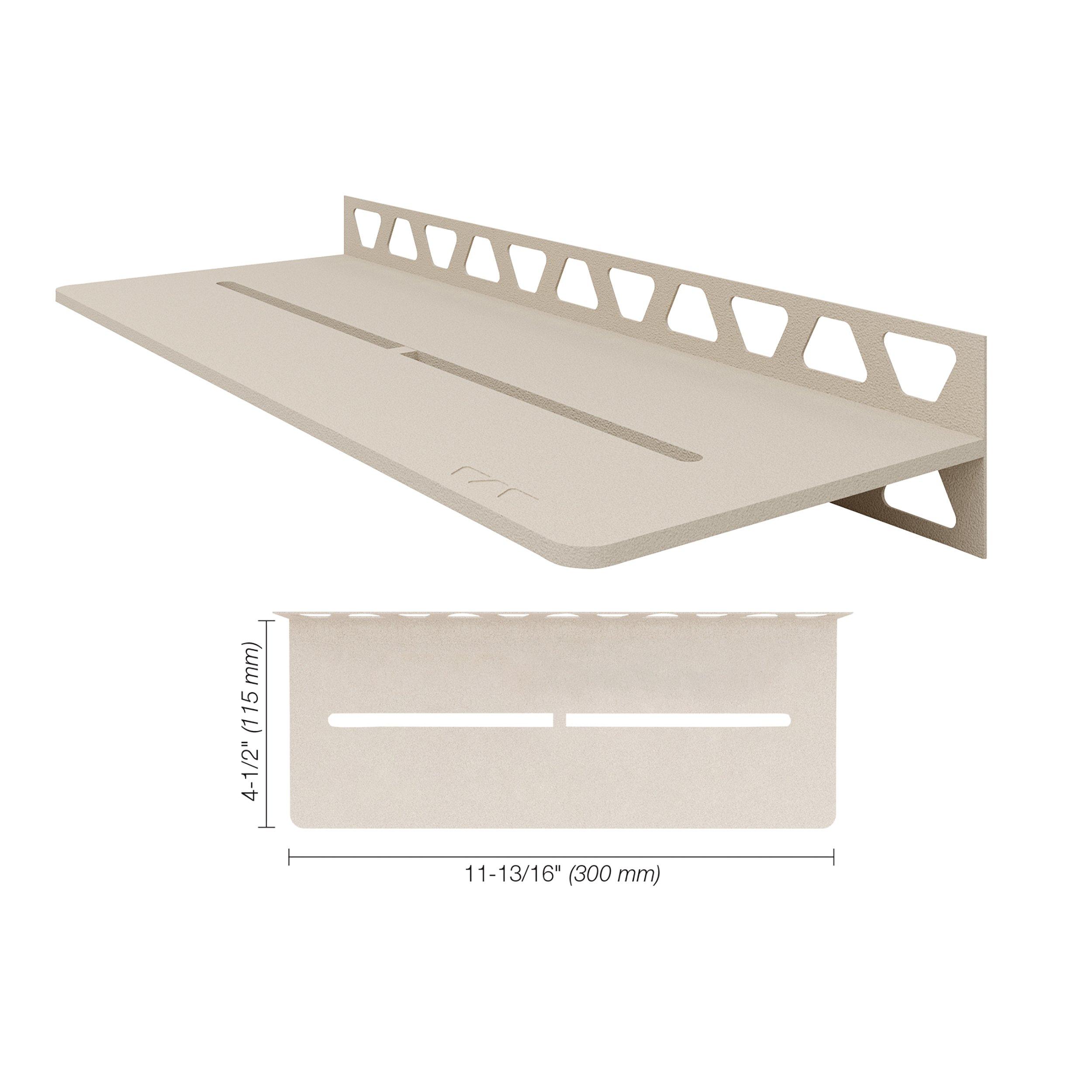 Schluter Shelf Rectangular Wall Pure Cream
