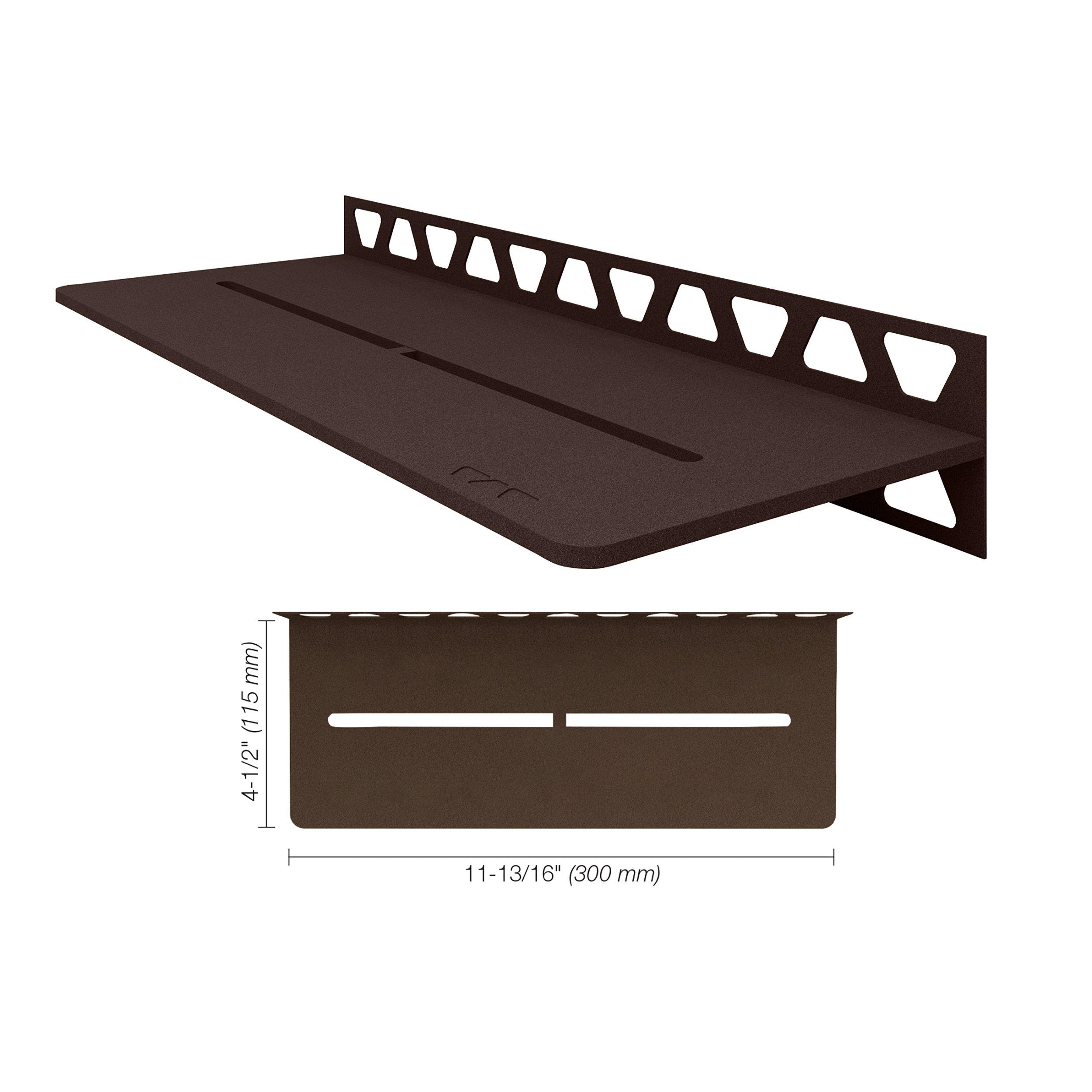 Schluter Shelf Rectangular Wall Pure Bronze