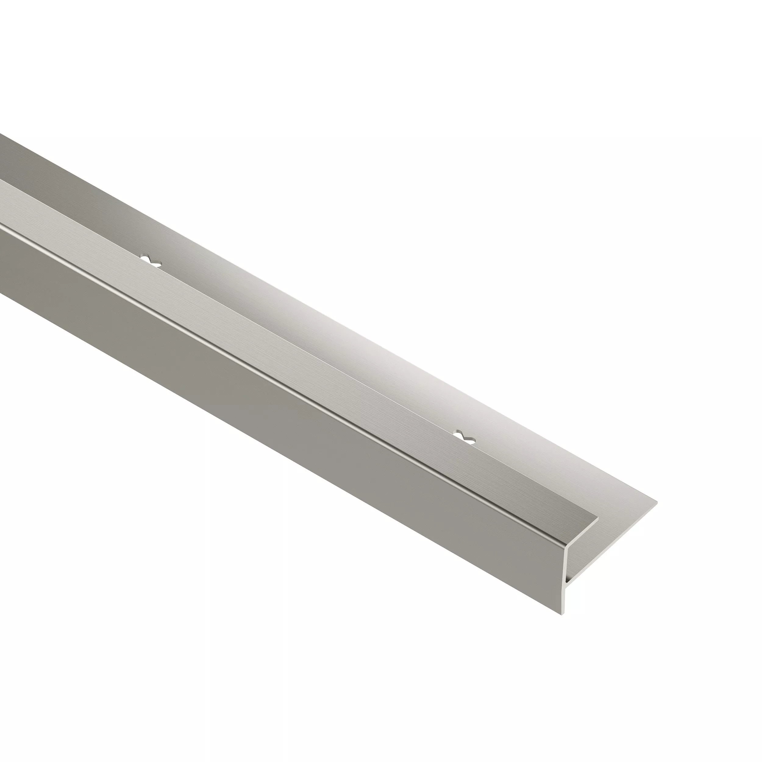 Schluter Vinpro-Step 17/64in. Aluminum Brushed Nickel