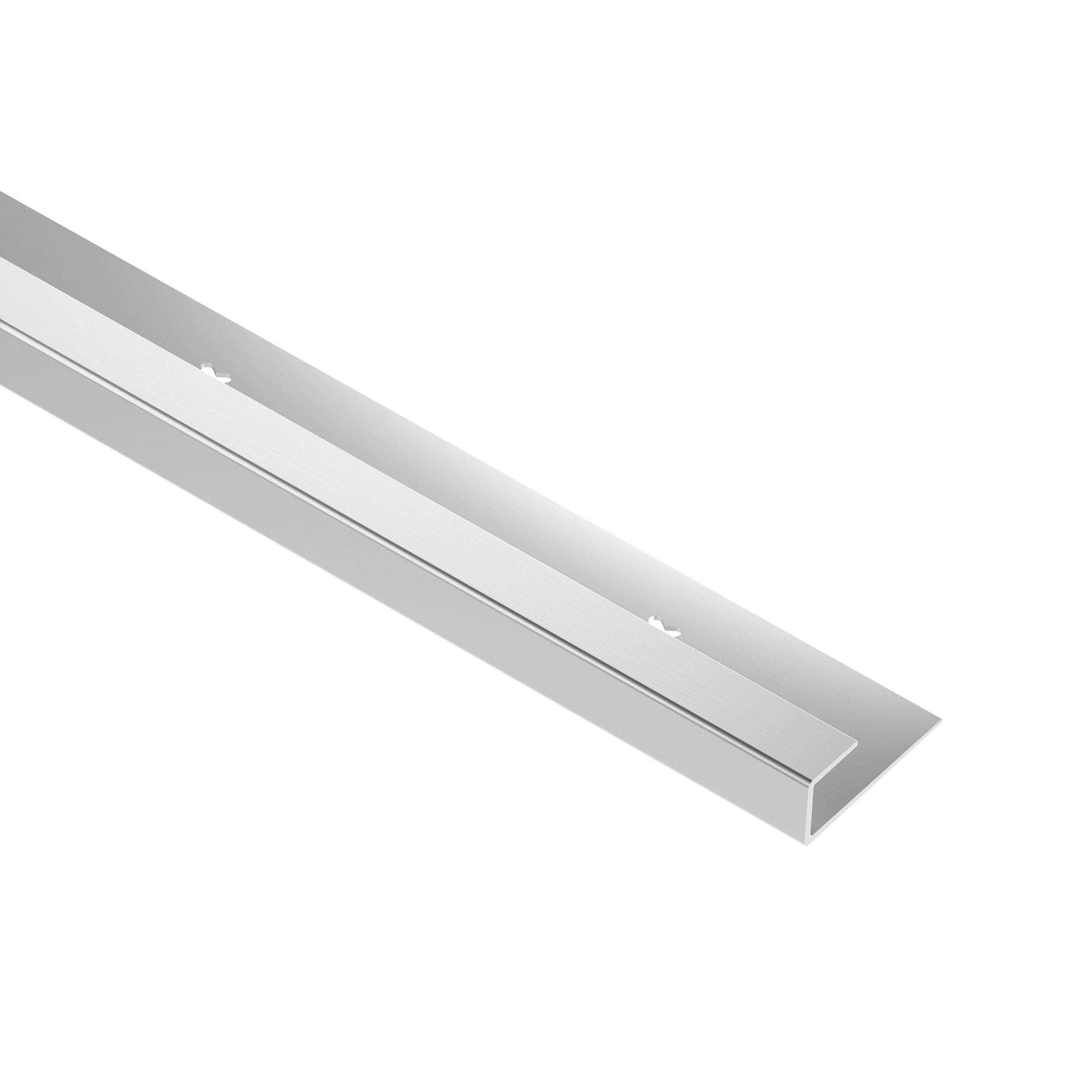 Schluter Vinpro-S 5/16in. Aluminum Brushed Chrome