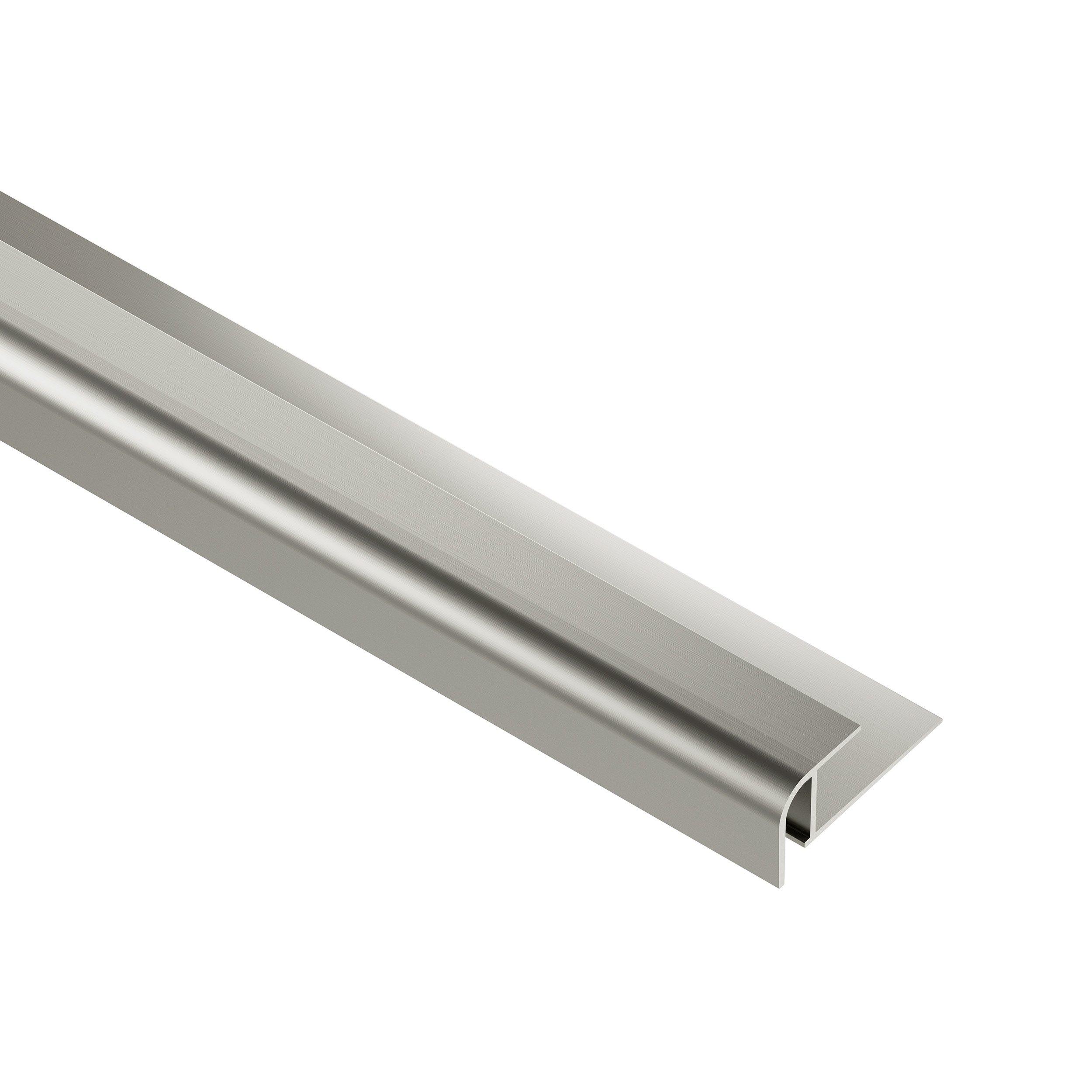Schluter Vinpro-RO 1/2in. Aluminum Brushed Nickel