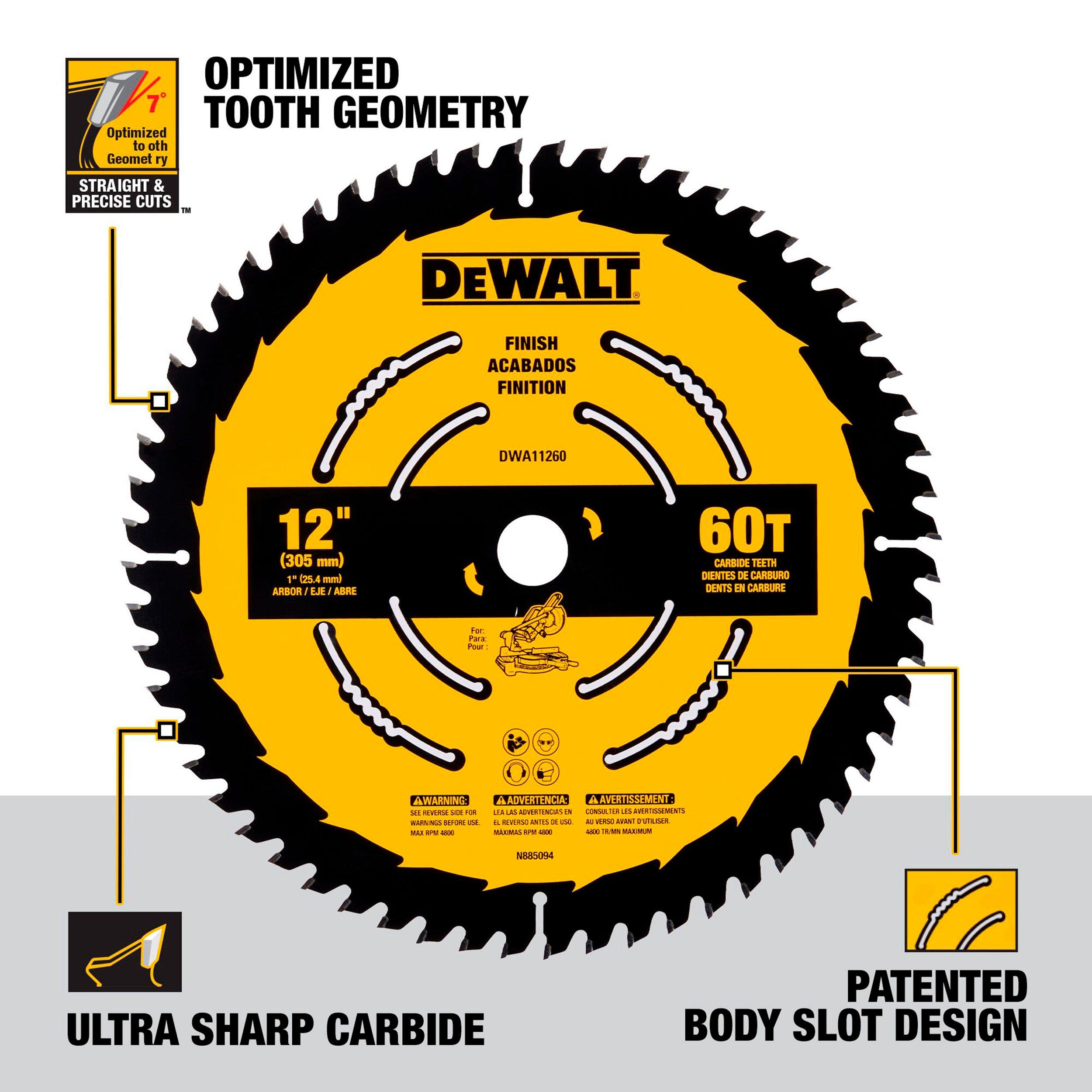 DeWalt 12in. 60T Saw Blade