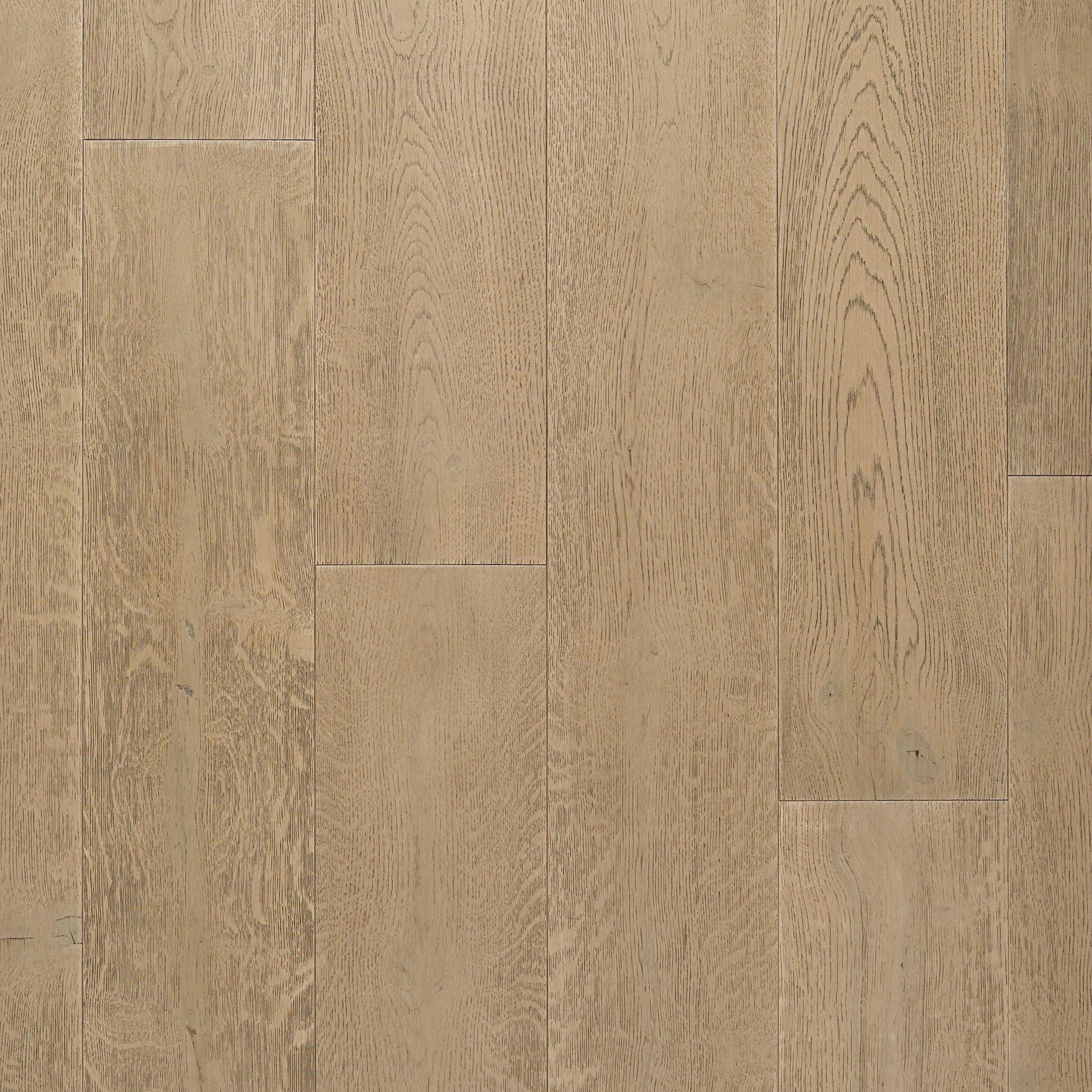 Bolinas White Oak Wire-Brushed Engineered Hardwood