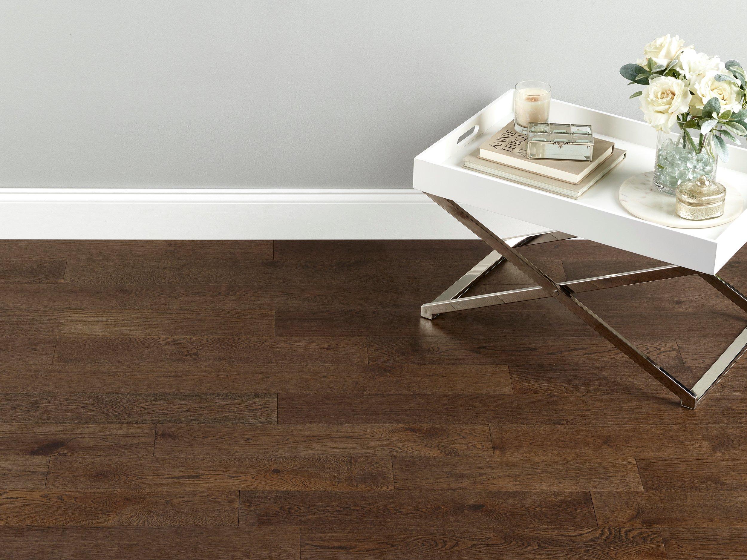 Colosseum White Oak Wire-Brushed Solid Hardwood