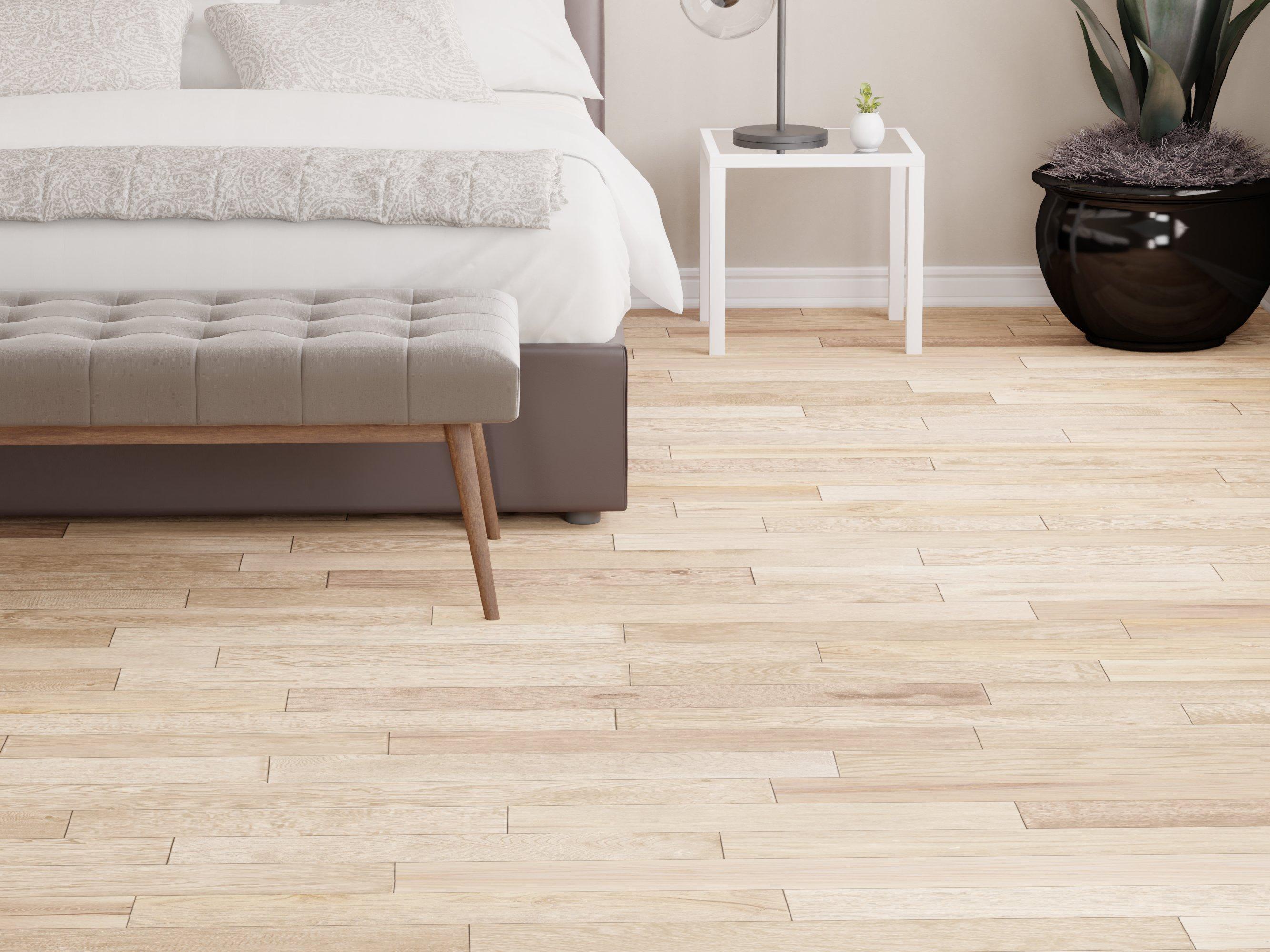 Iceberg White Oak Smooth Solid Hardwood