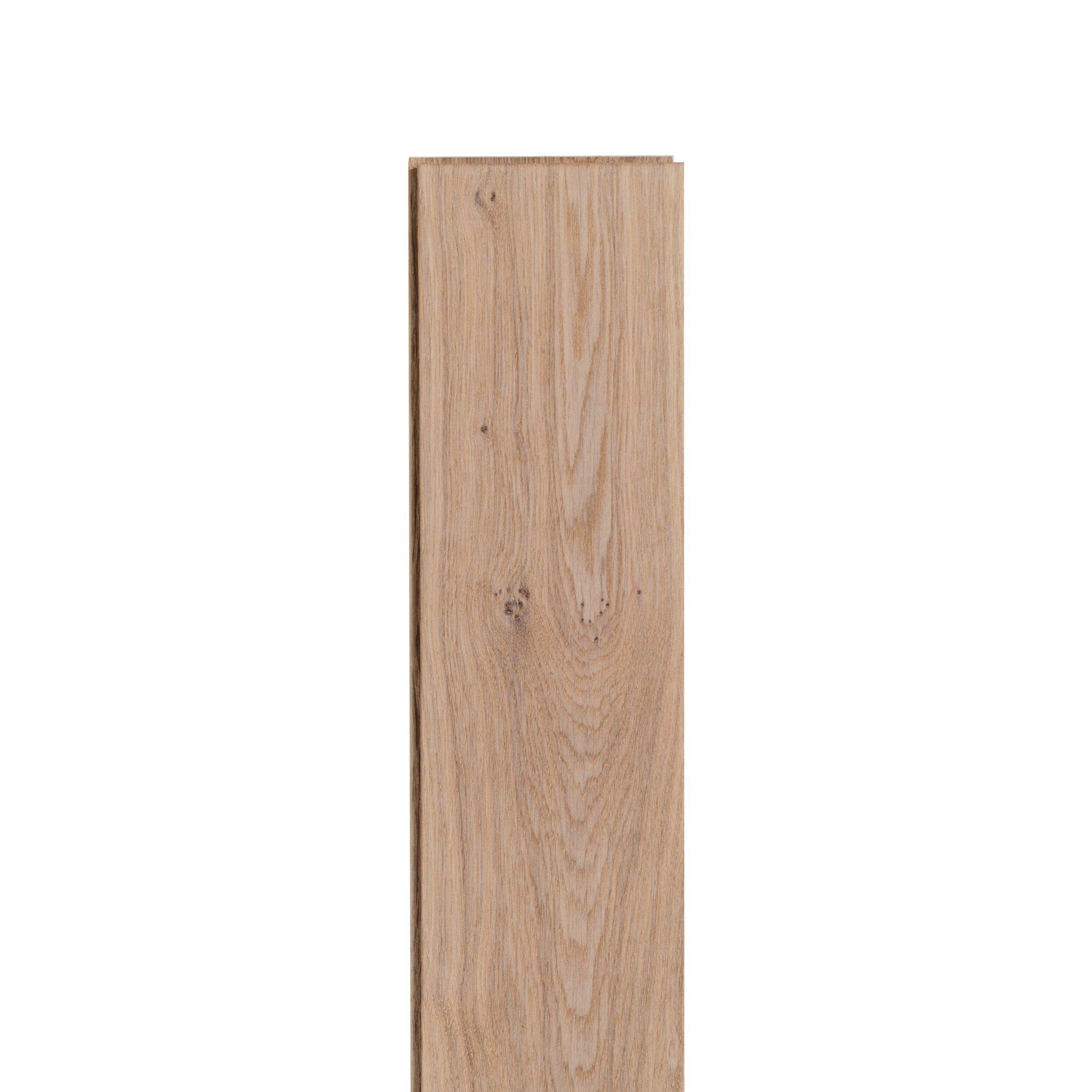 Iceberg White Oak Smooth Solid Hardwood