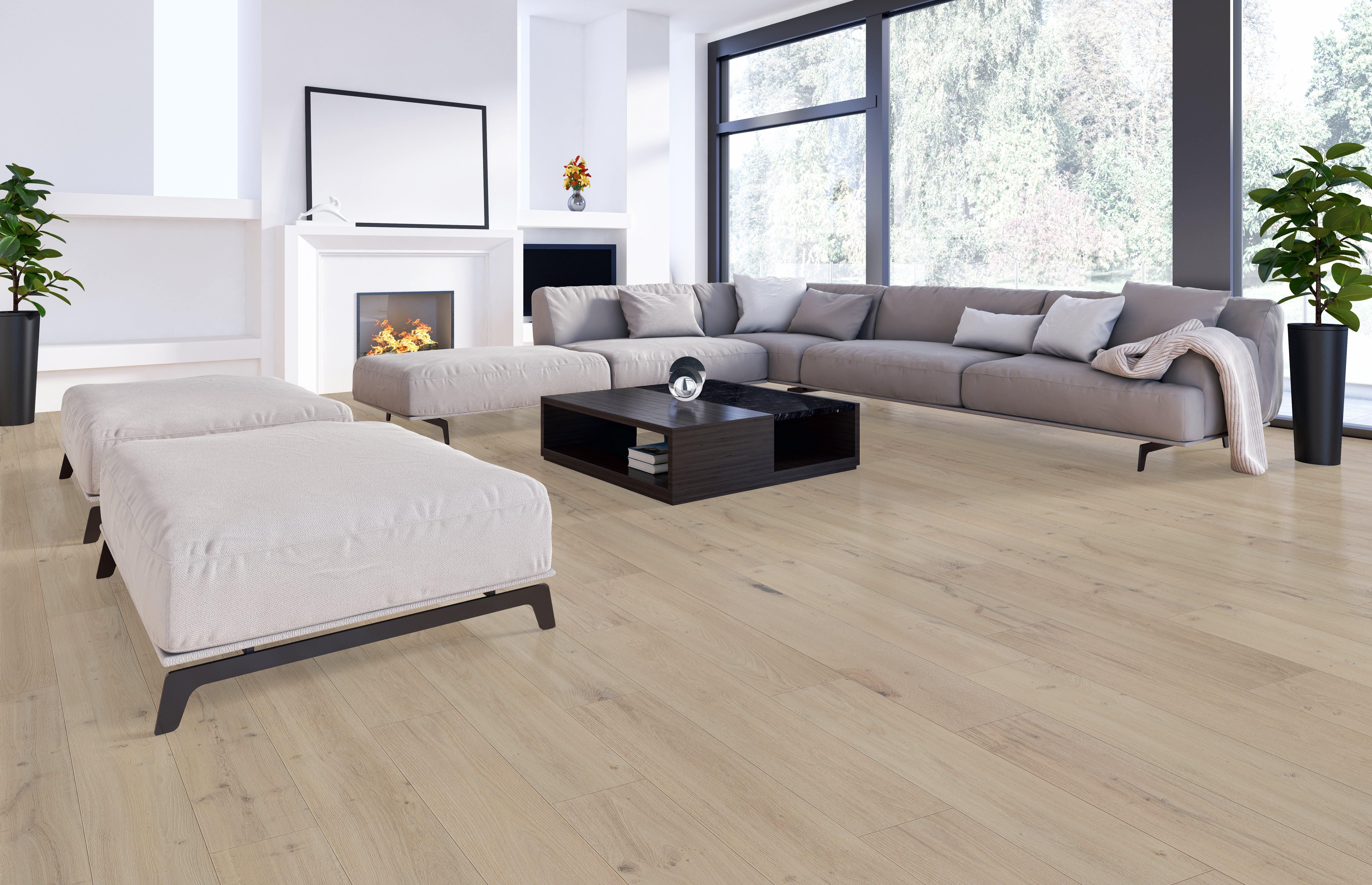 Emmalia White Oak Wire Brushed Engineered Hardwood