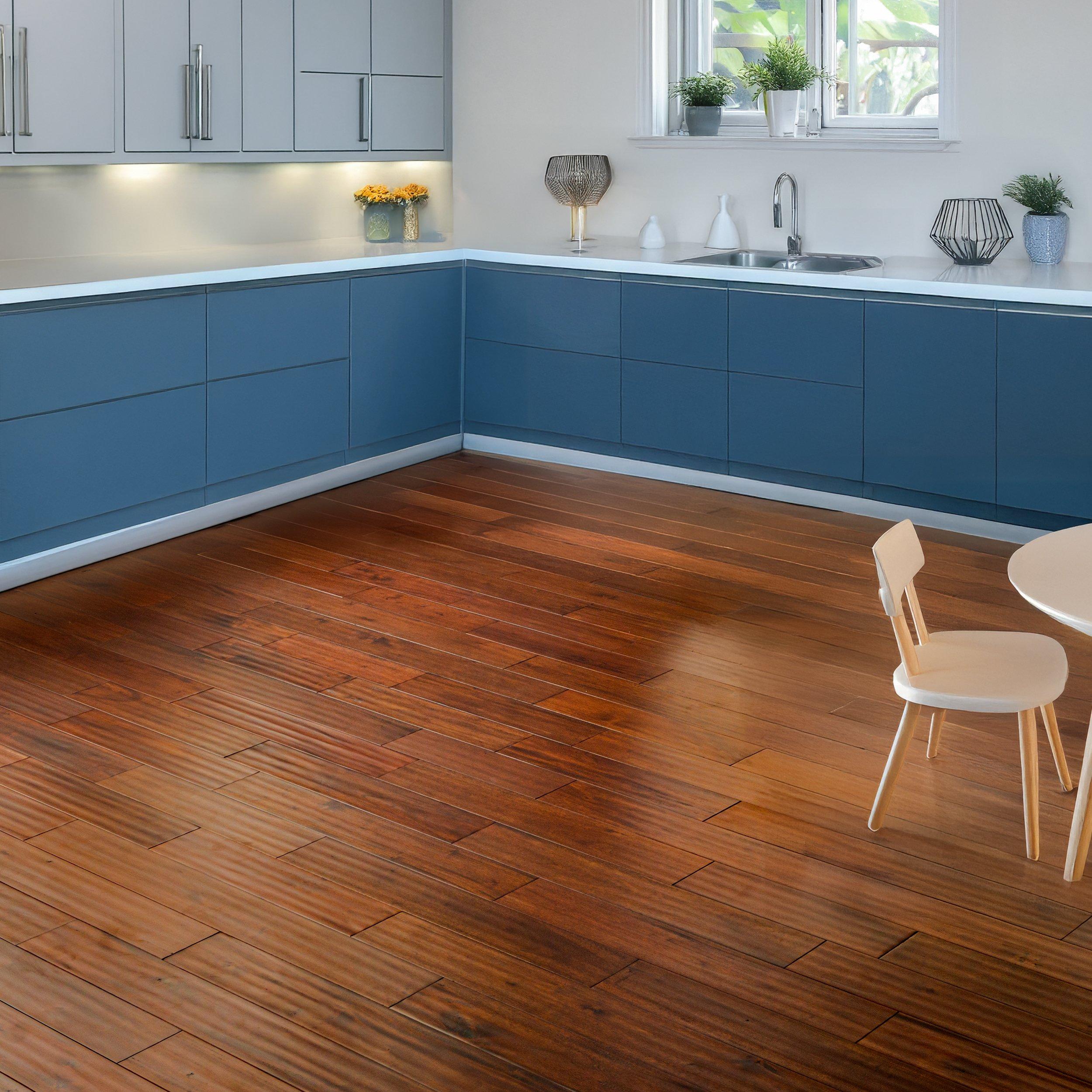 Chalese Mahogany Handscraped Solid Hardwood