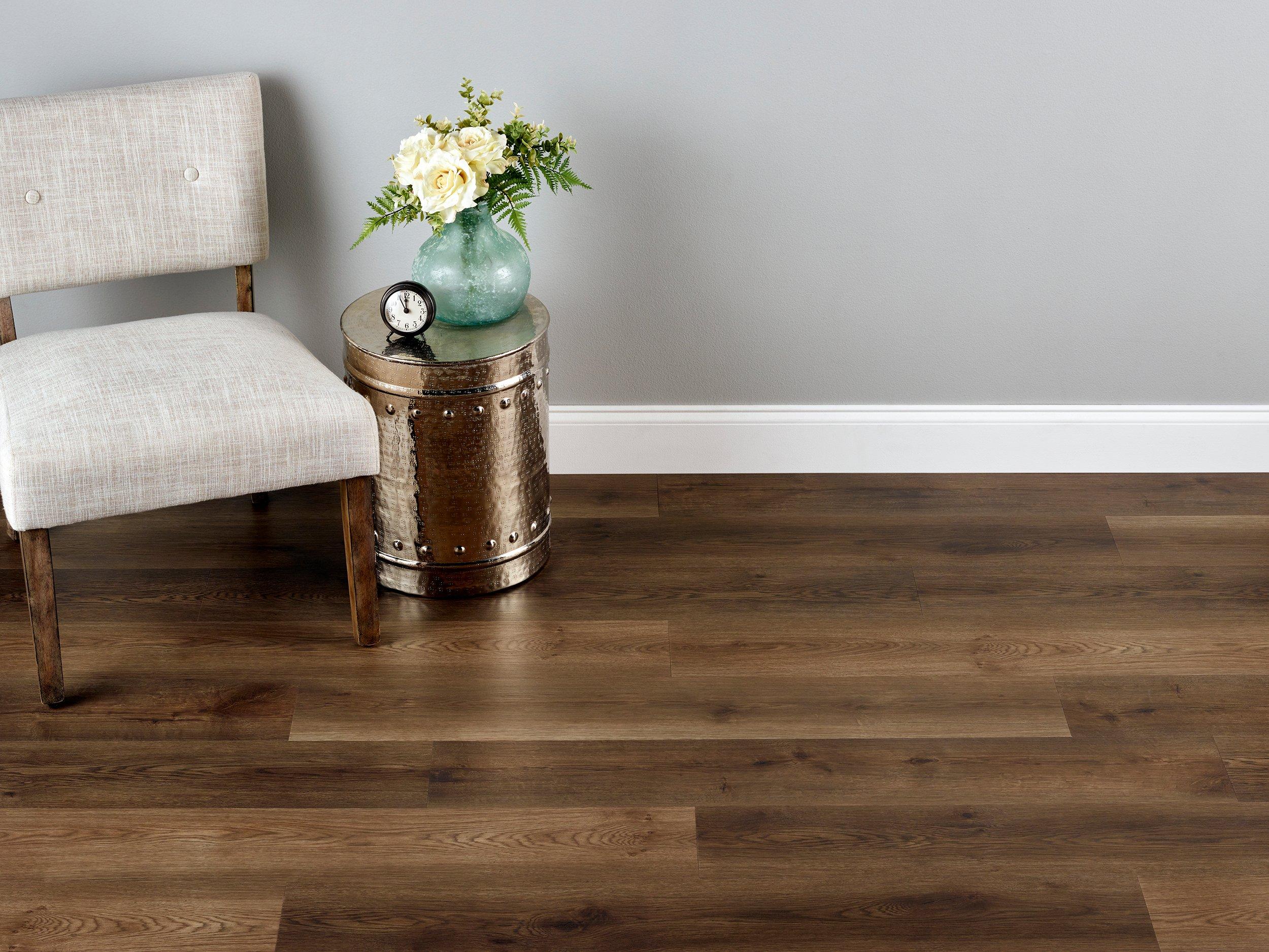 Ebony Grove Ash Rigid Core Luxury Vinyl Plank - Foam Back