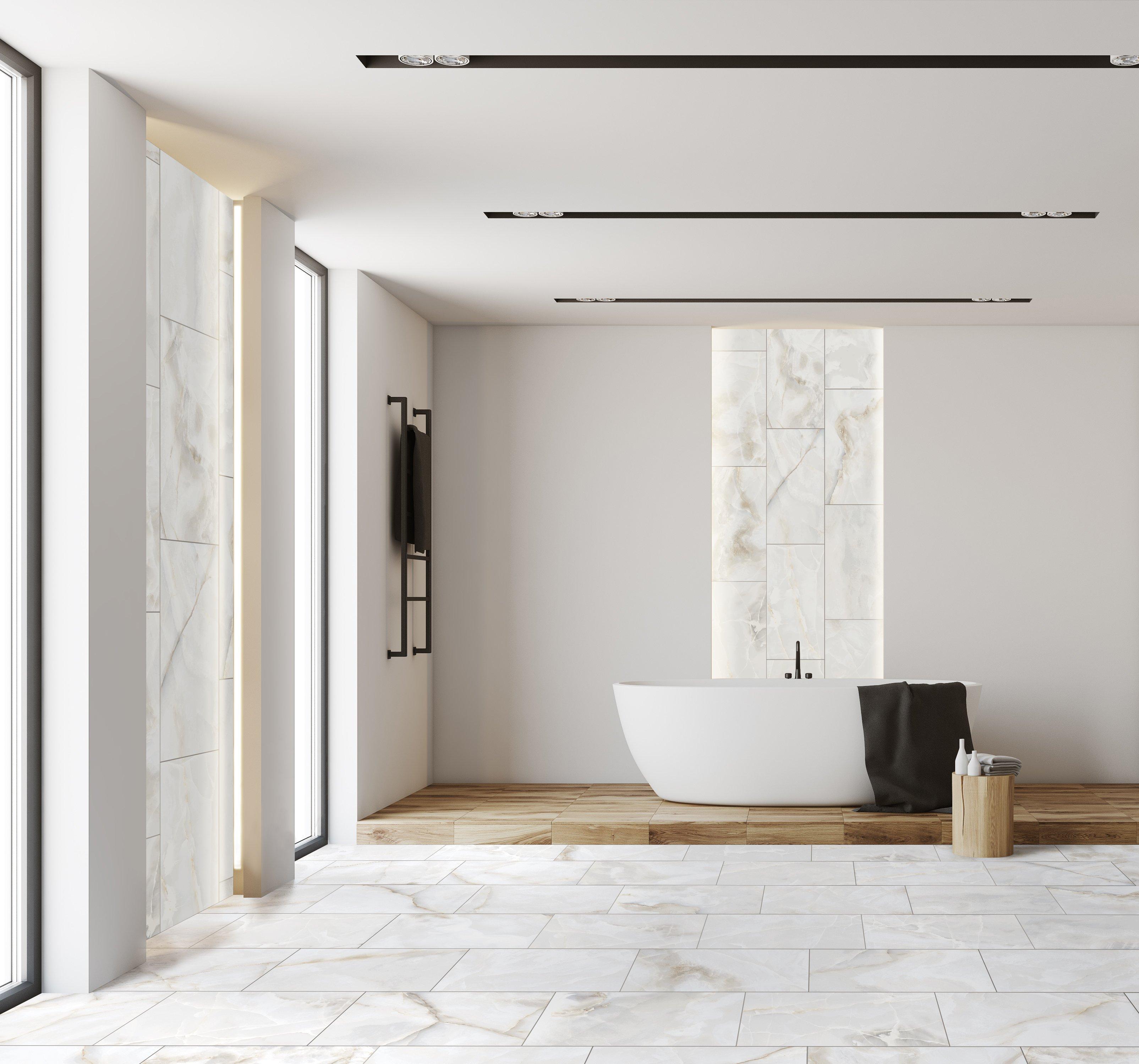Vetrino White Porcelain Tile