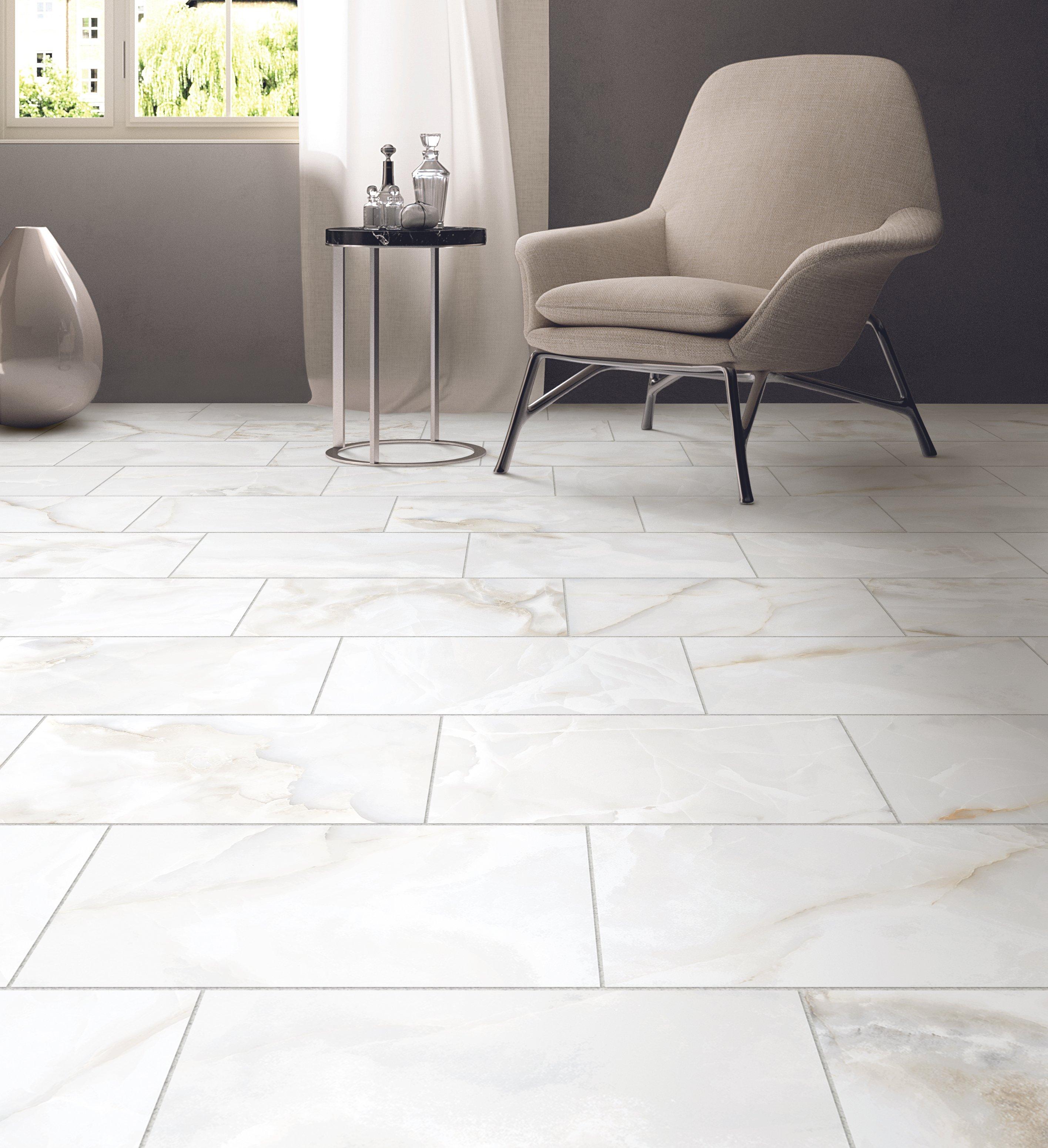 Vetrino White Porcelain Tile