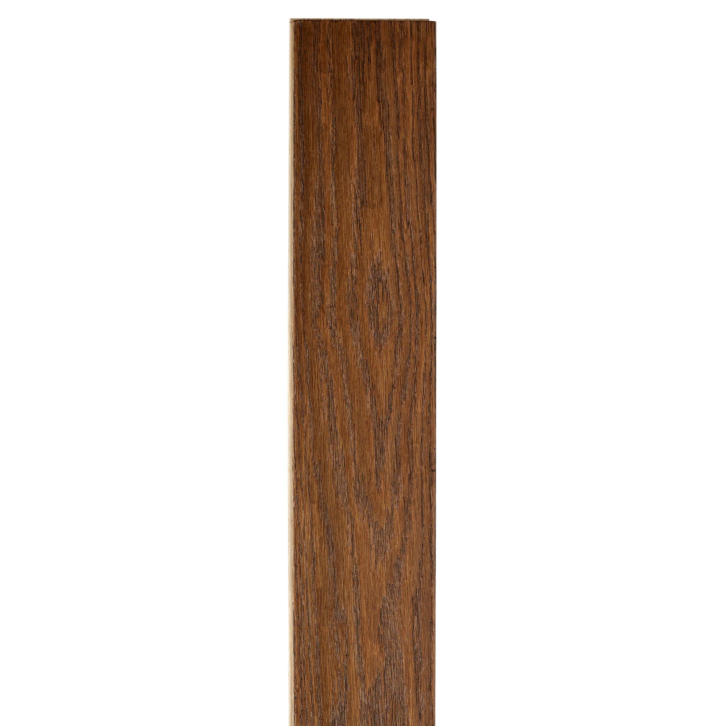 Afton White Oak Distressed Solid Hardwood