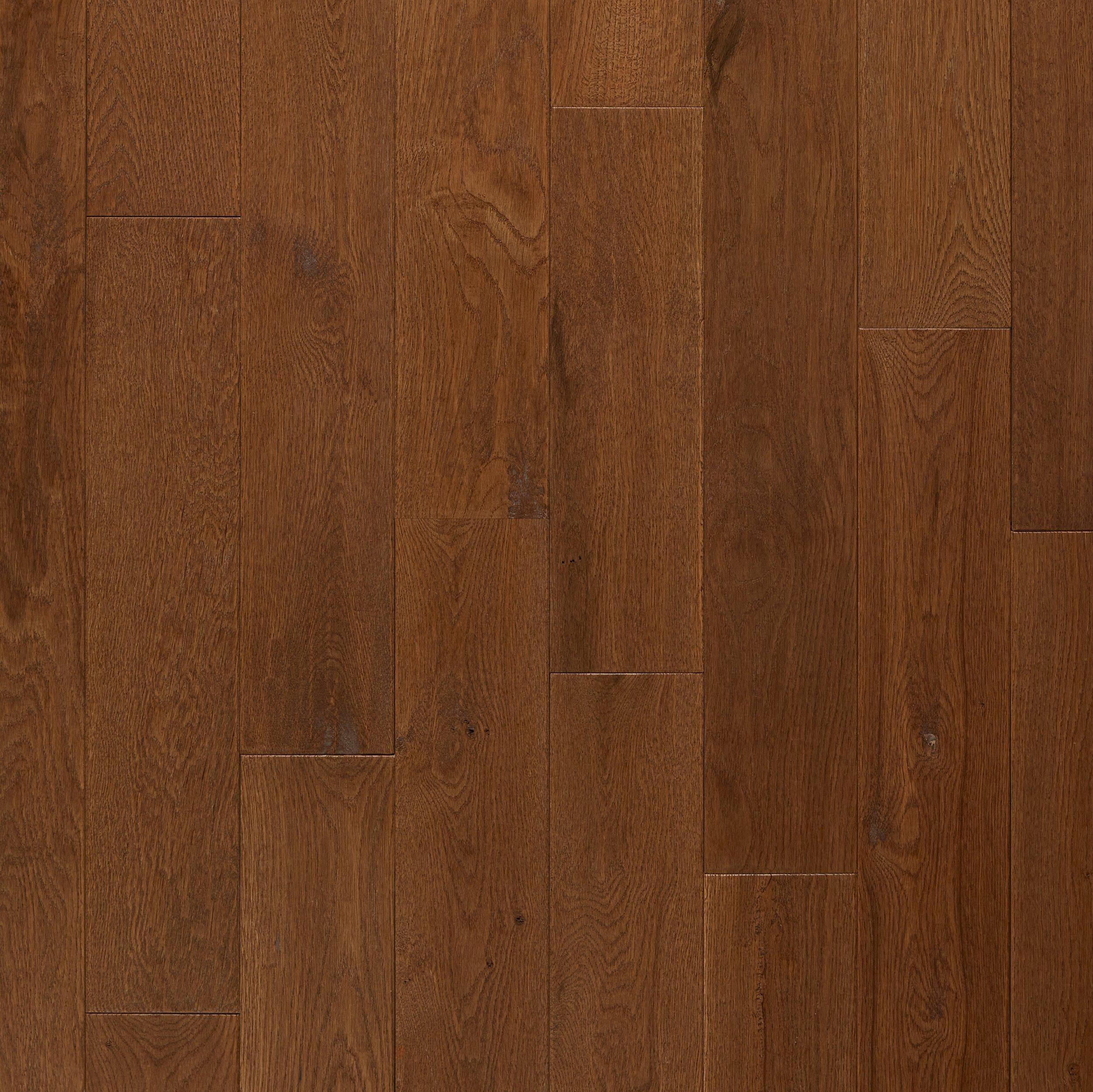 Afton White Oak Distressed Solid Hardwood