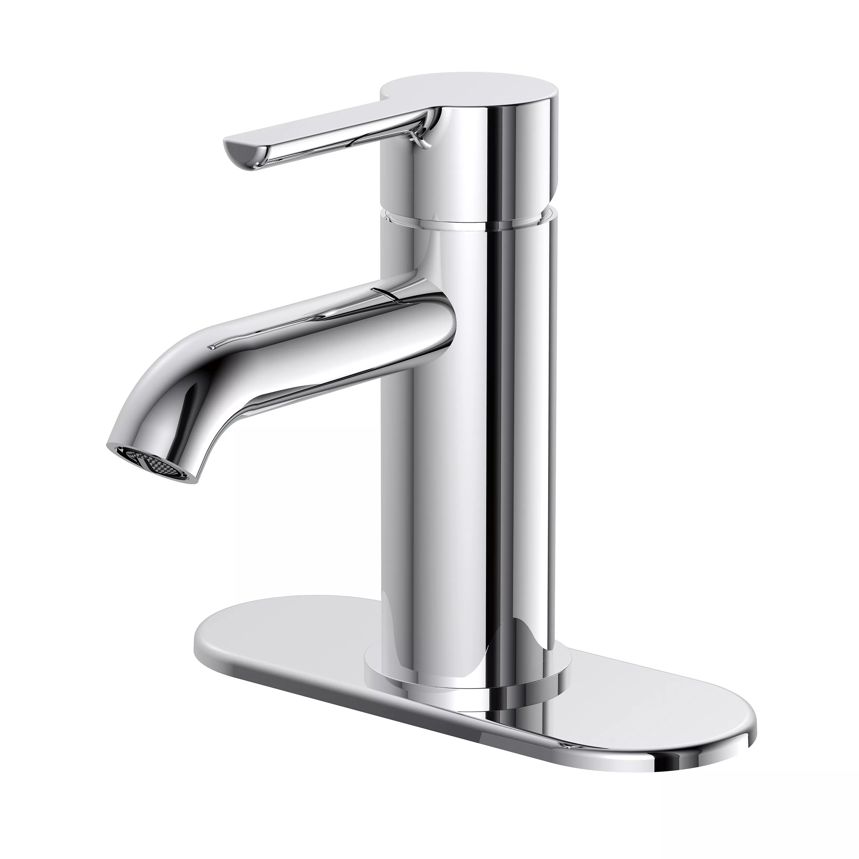 Rhiver Monoblock Chrome Faucet Floor and Decor