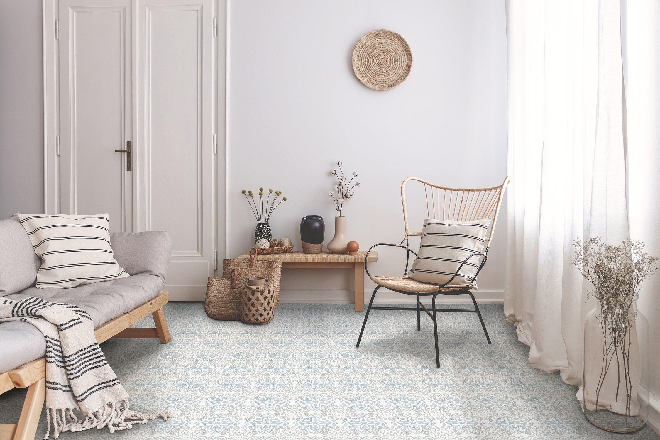 Courtland Sky Porcelain Tile