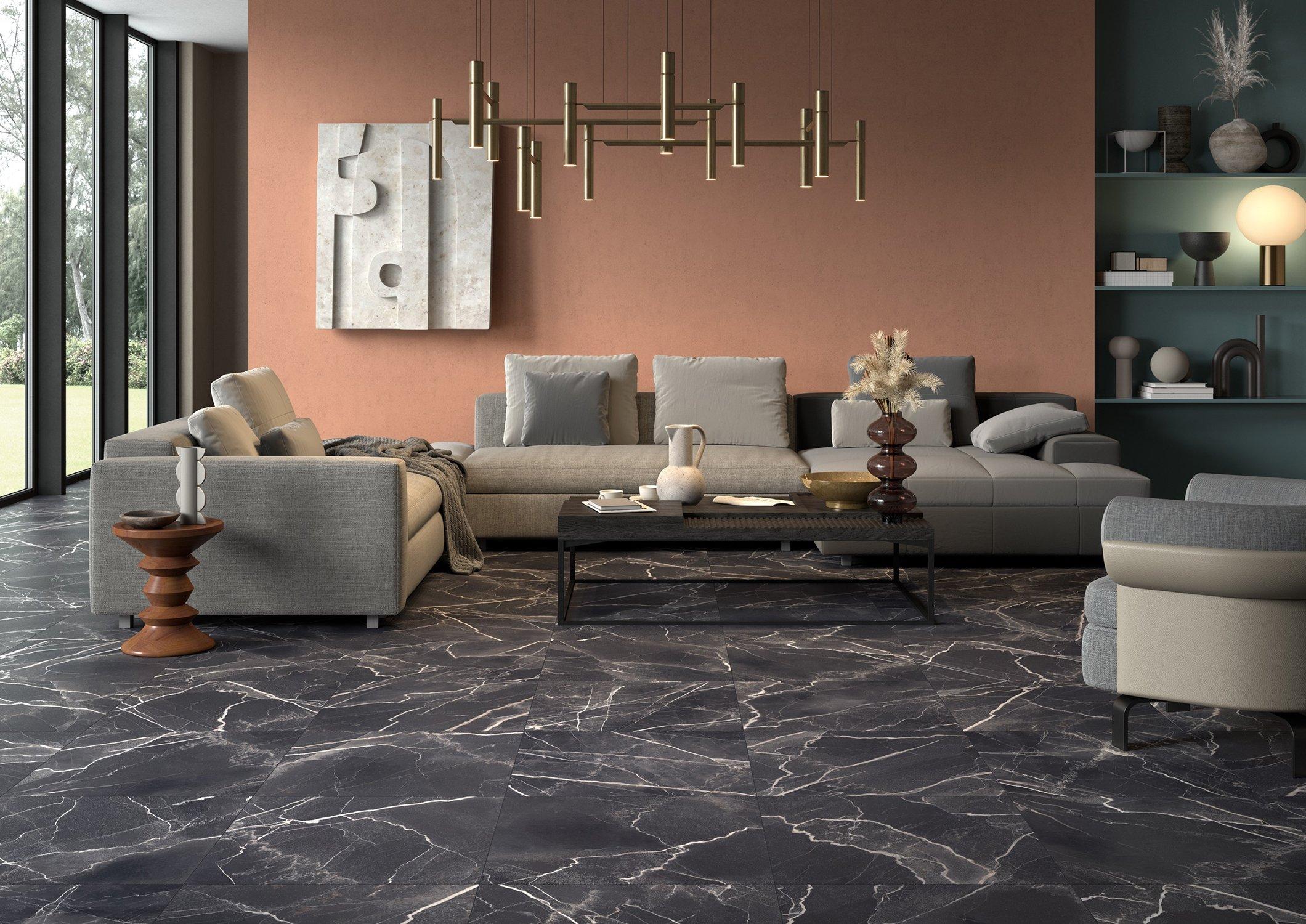 Rapollo Night Porcelain Tile - Black Tile | Floor and Decor