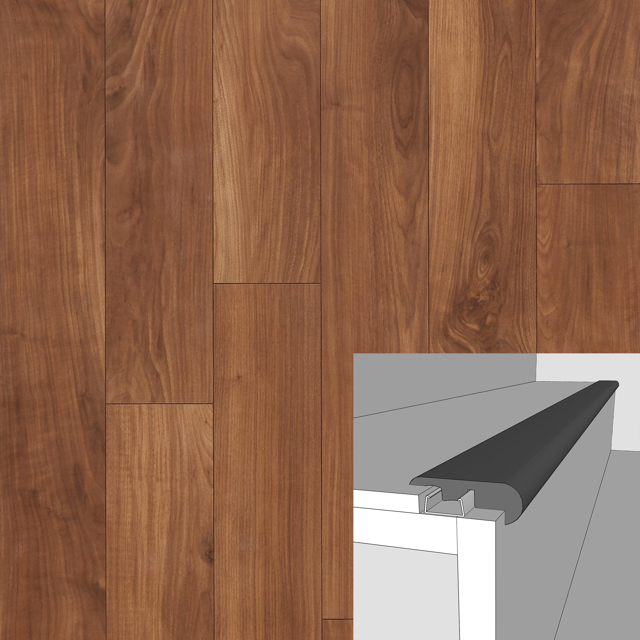 Anthem Alder 94in. Laminate Overlapping Stair Nose