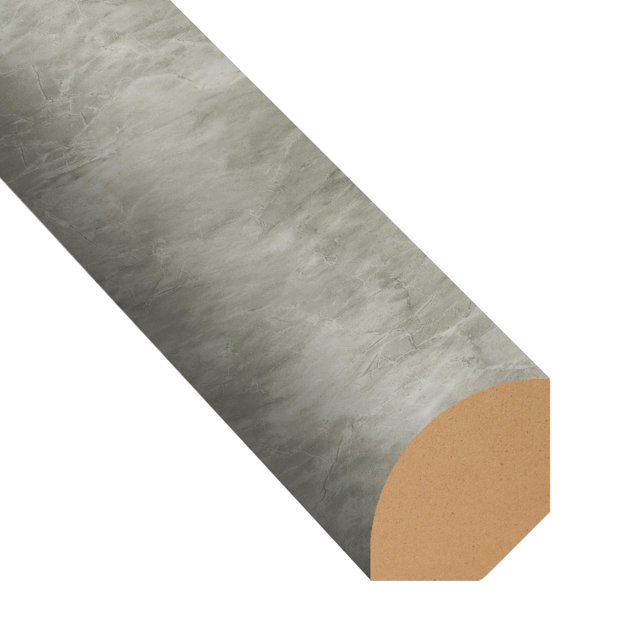 Grey Marble 94in. Vinyl Quarter Round