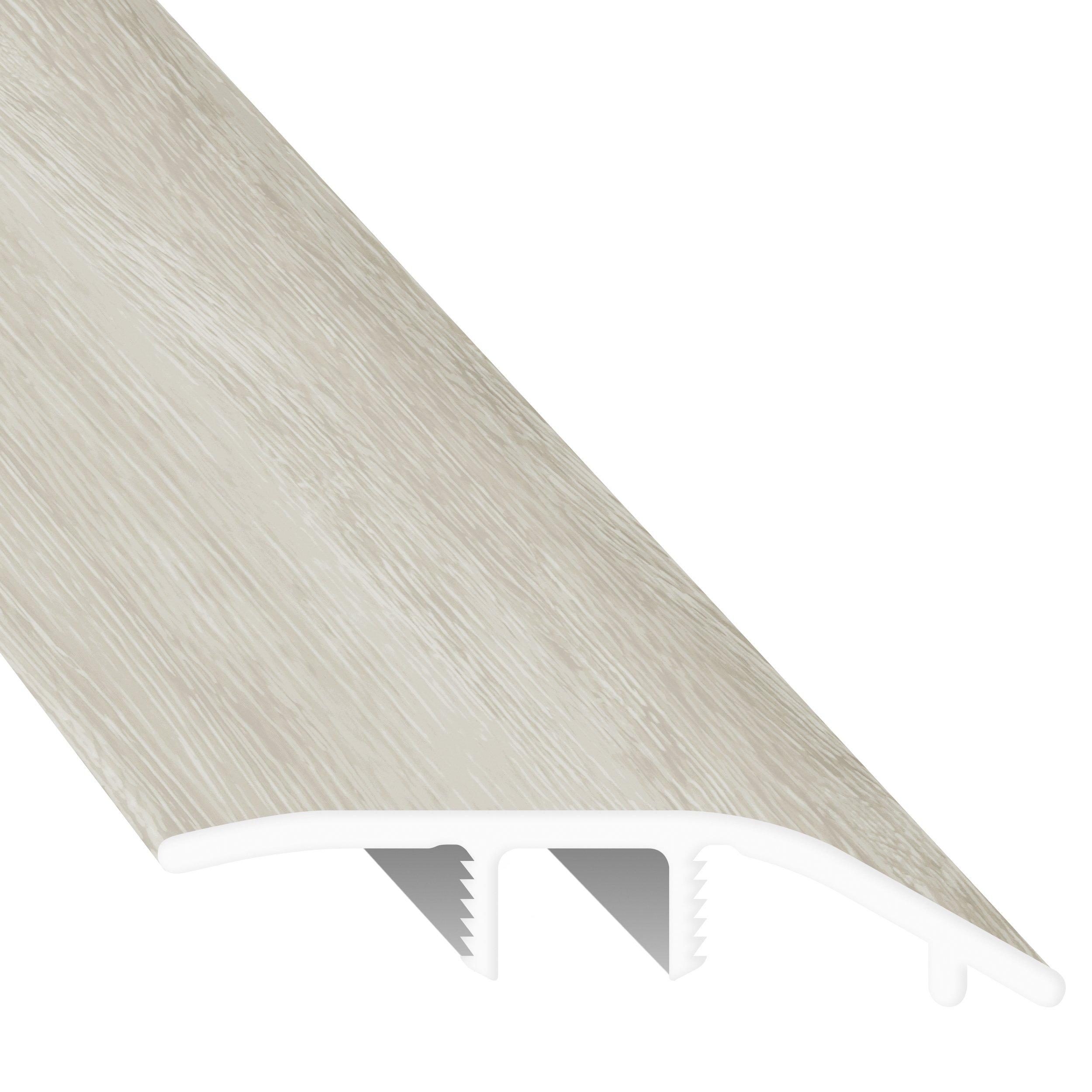 Chiffon Ceruse 94in. Vinyl Overlapping Reducer
