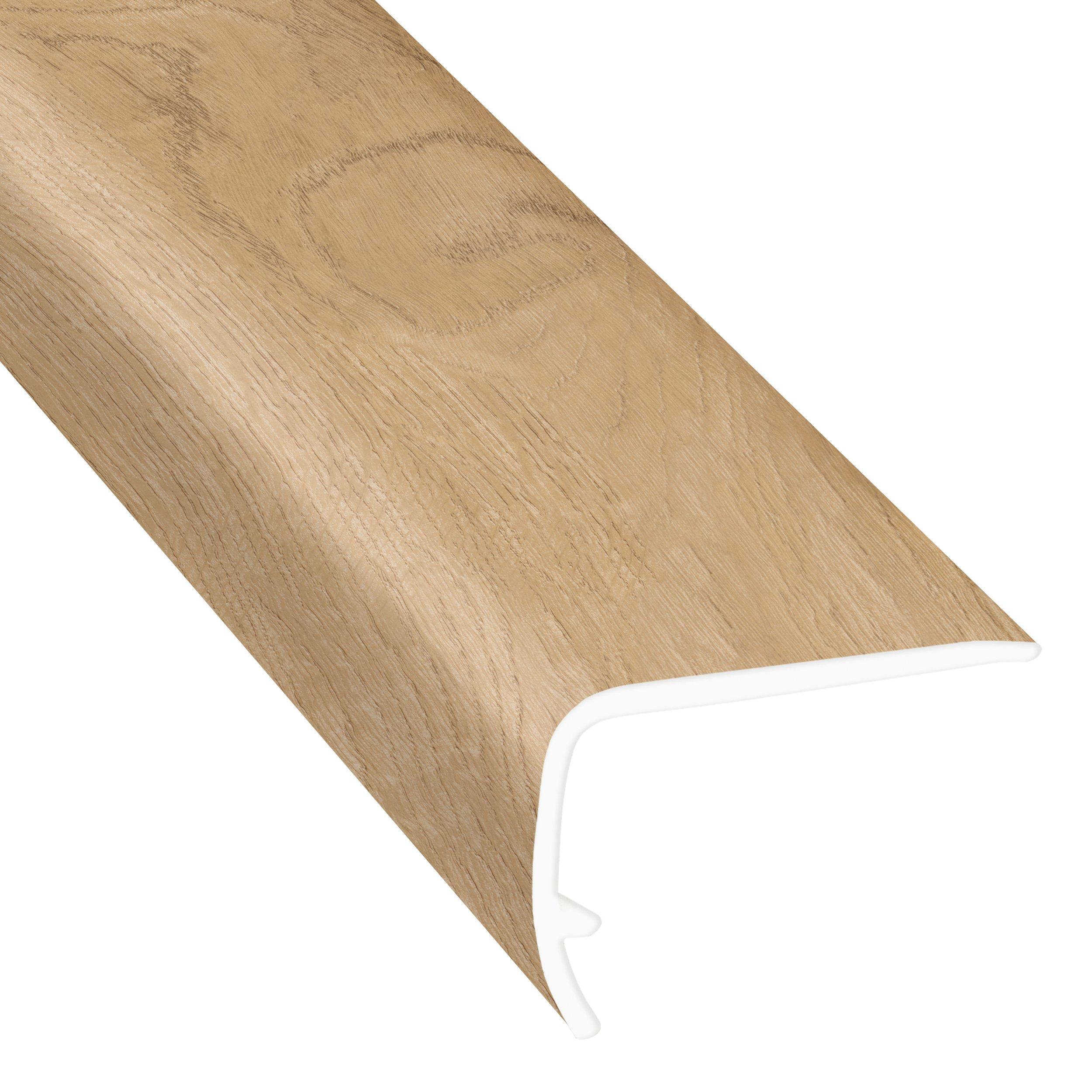 Flaxen Blonde 94in. Vinyl Overlapping Stair Nose