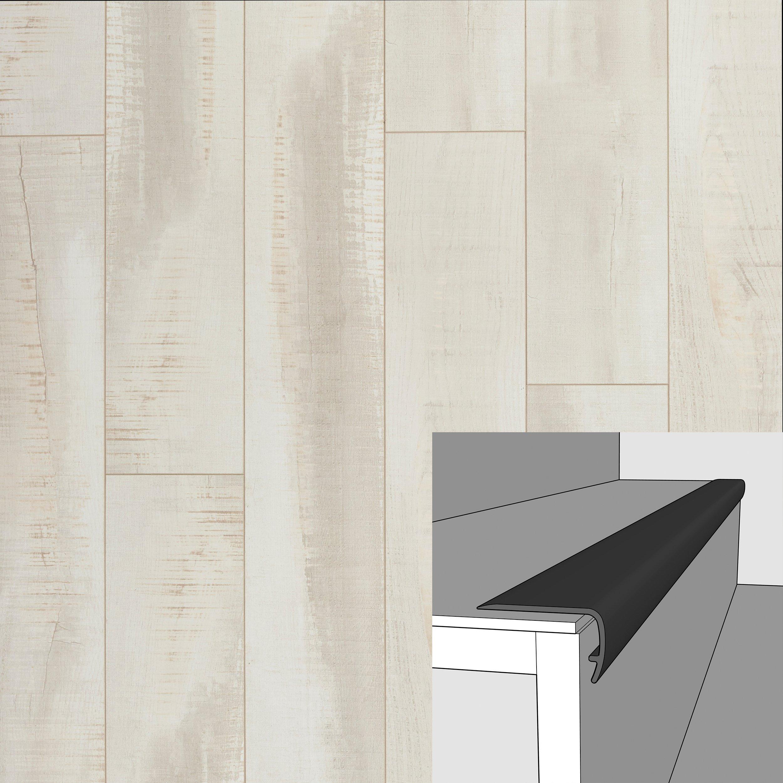 Saltwater Breeze 94in. Vinyl Overlapping Stair Nose