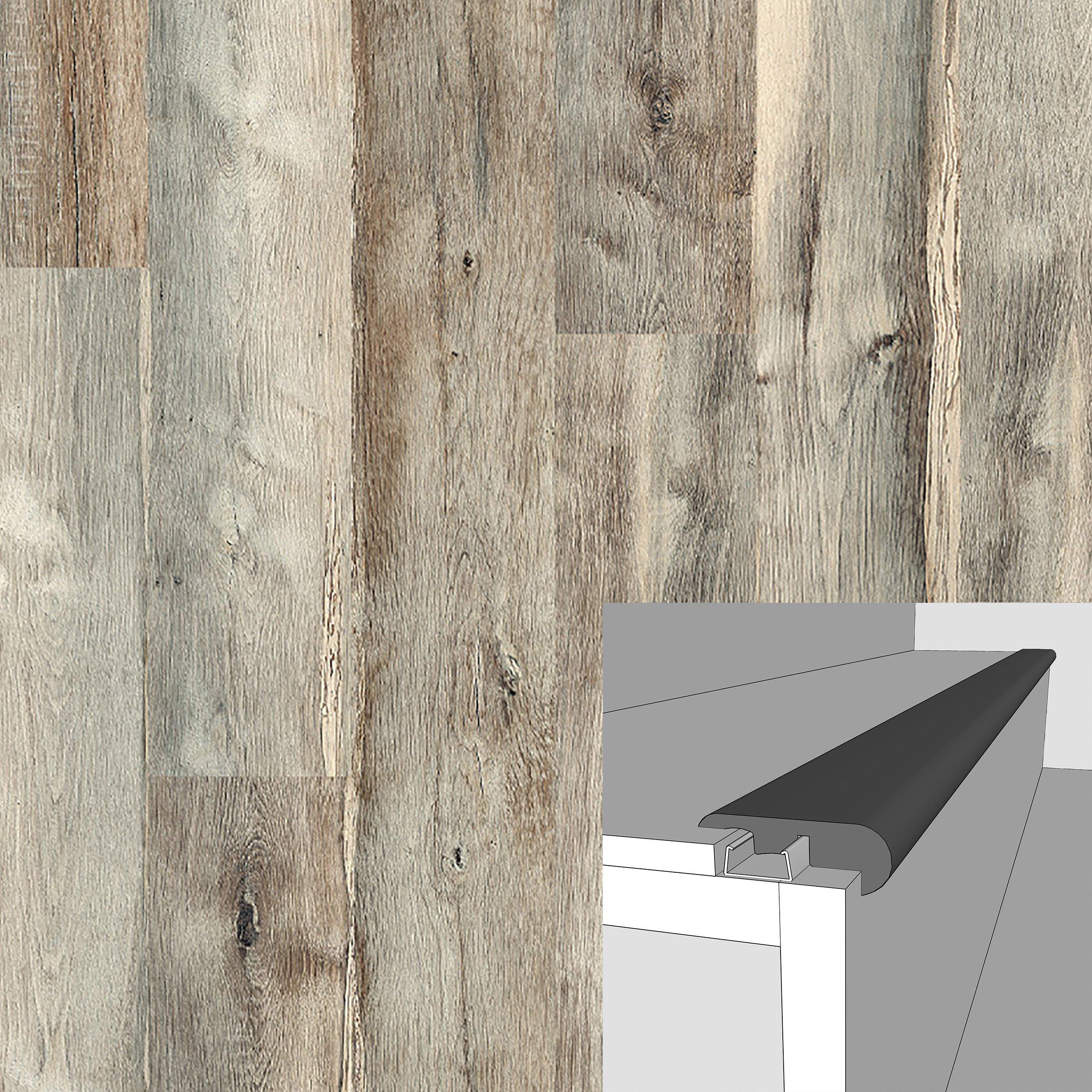 Stoneybrooke Creek 94in. Laminate Overlapping Stair Nose