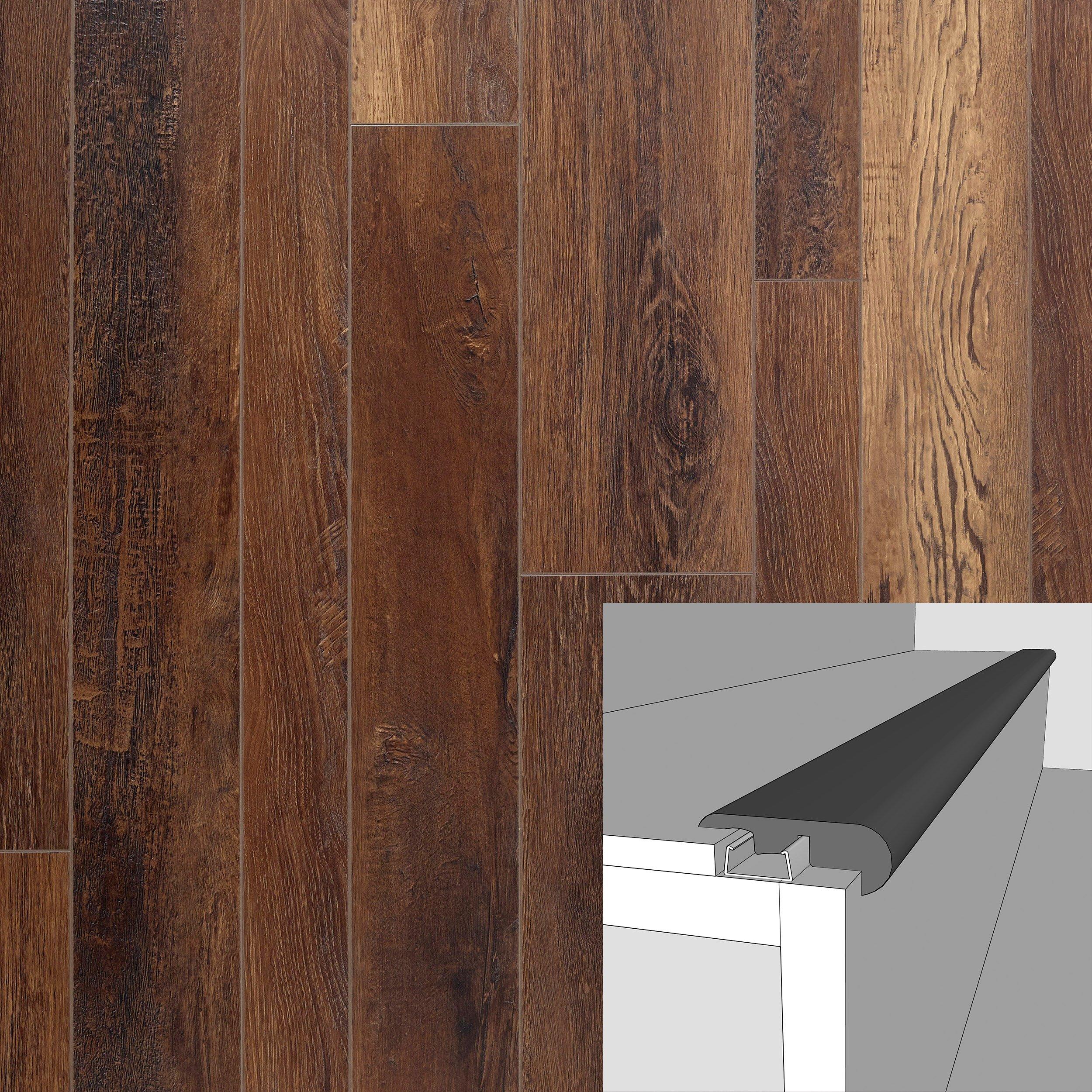 Runyon Hills 94in. Laminate Overlapping Stair Nose